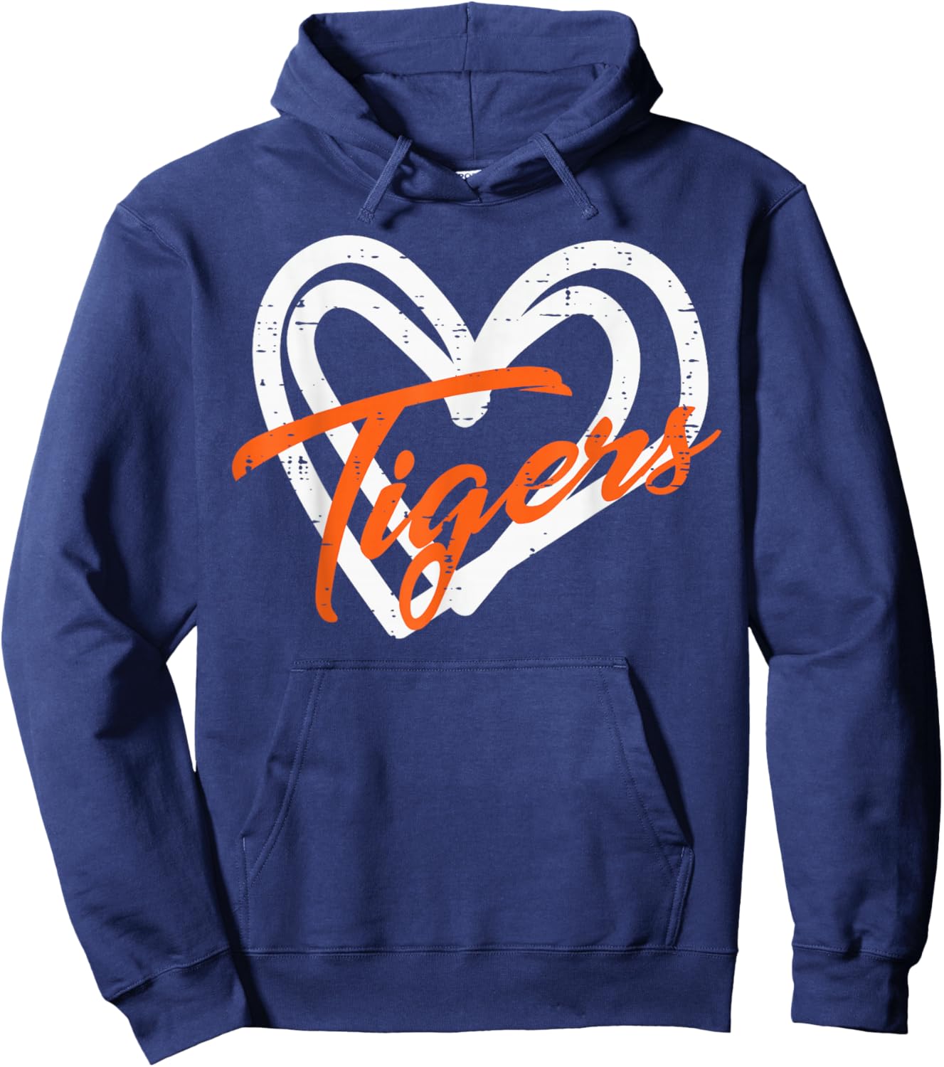 Tiger Men Women Boys Girls Youth Kids Teen Hoodie - Hoodie | Navy