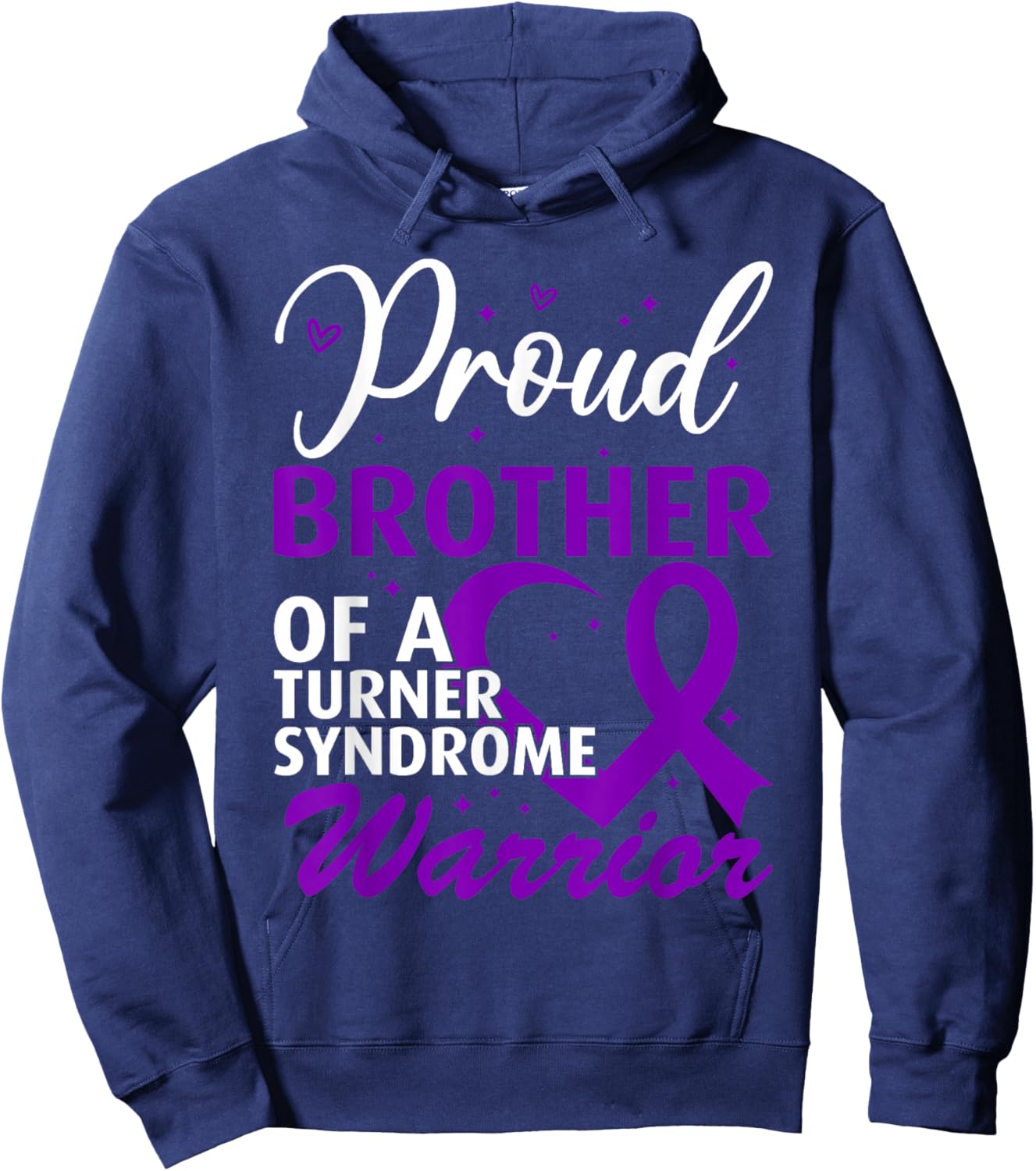 Turner Syndrome Awareness Brother Hoodie - Hoodie | Navy