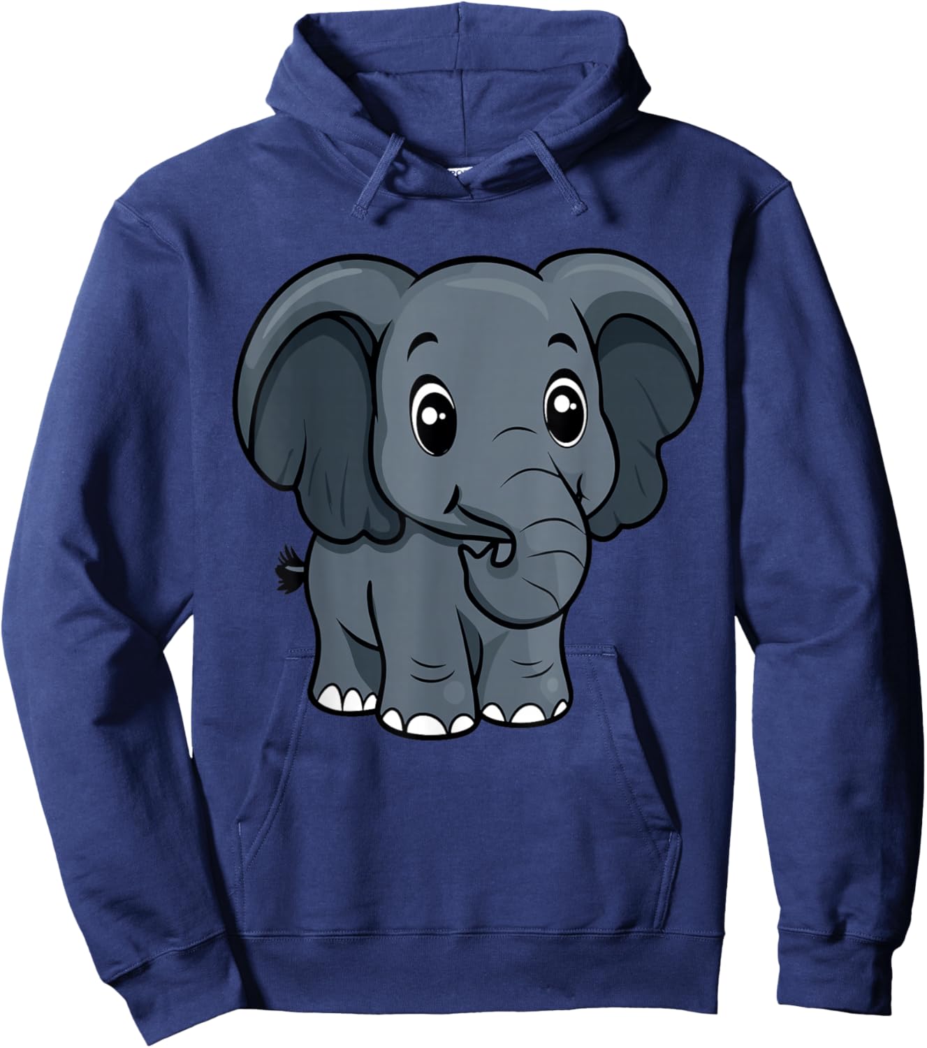 Cute Elephant for Kids Hoodie - Hoodie | Navy