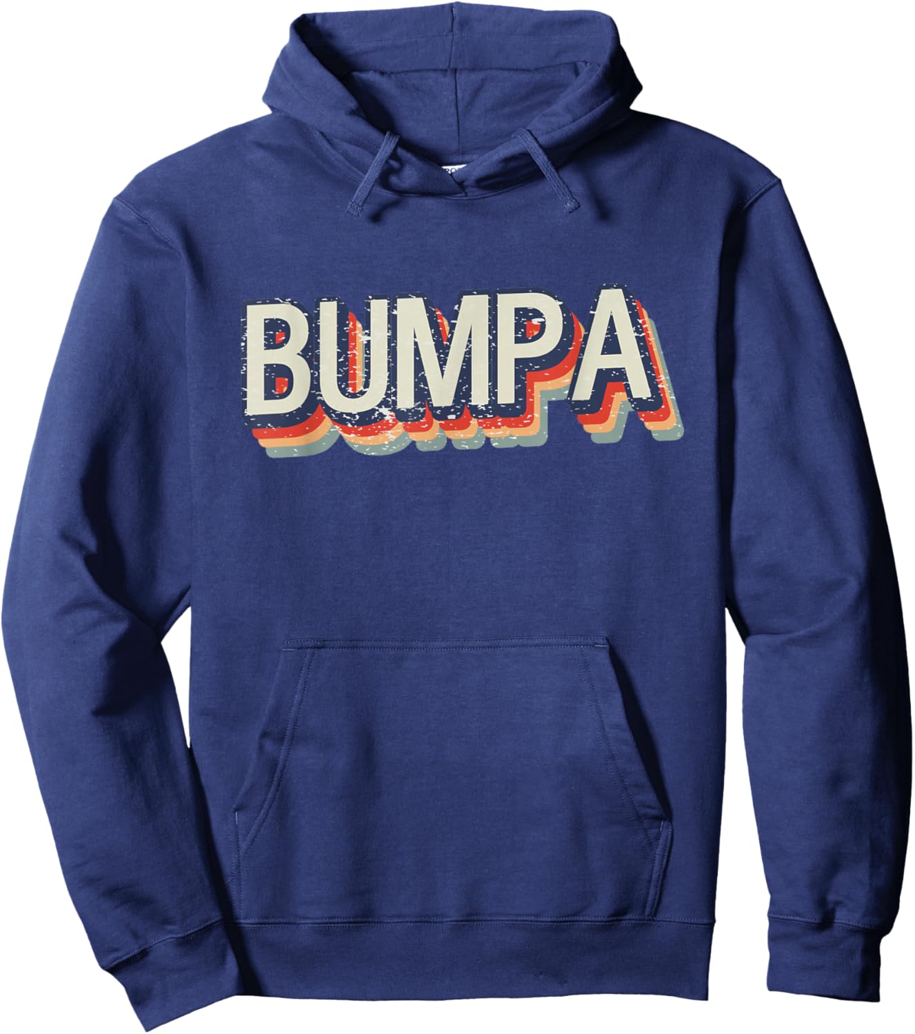 Bumpa Retro Vintage Classic Style Grandpa Hoodie - Hoodie | Navy