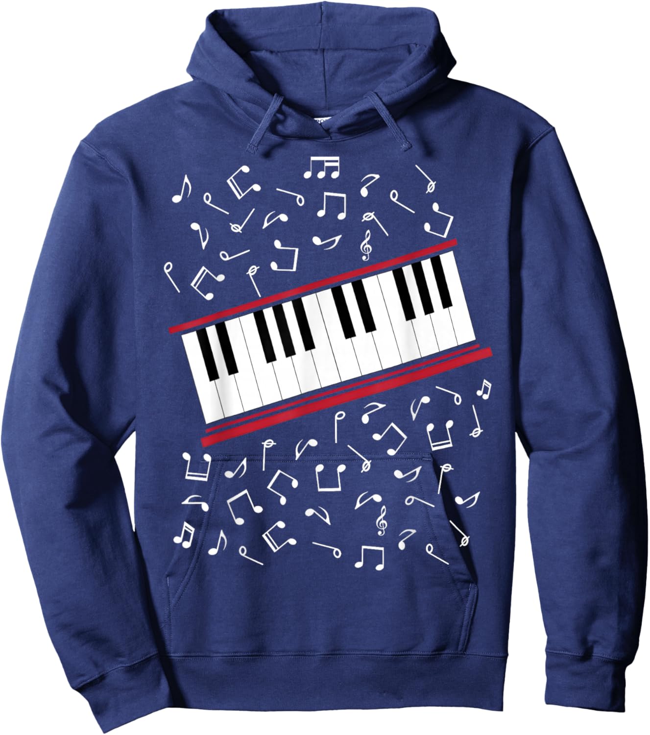 Piano Beat it Music Cosplay Hoodie - Hoodie | Navy