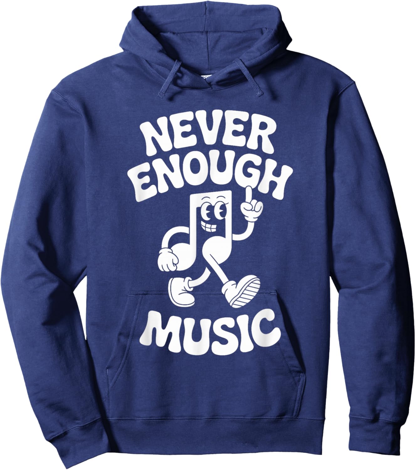 Funny Music Retro Hoodie - Hoodie | Navy