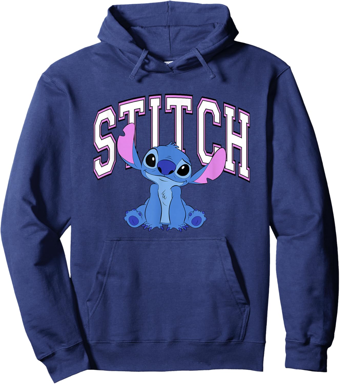 Disney Lilo and Stitch Kawaii Sitting Hoodie - Hoodie | Navy