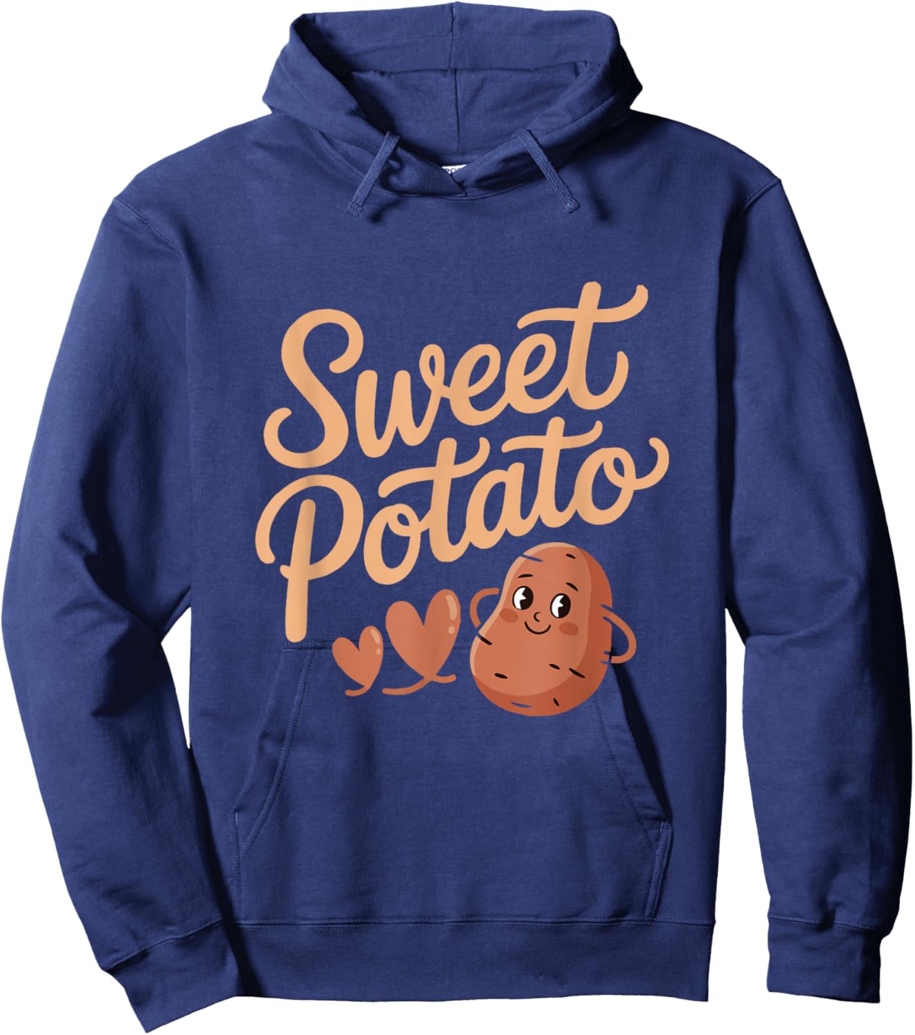 Sweet Potato and Kind of Rude Potato Hoodie - Hoodie | Navy