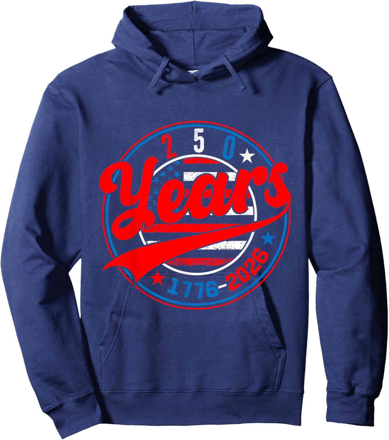 250 Years American Anniversary USA Flag 250th Hoodie - Hoodie | Navy