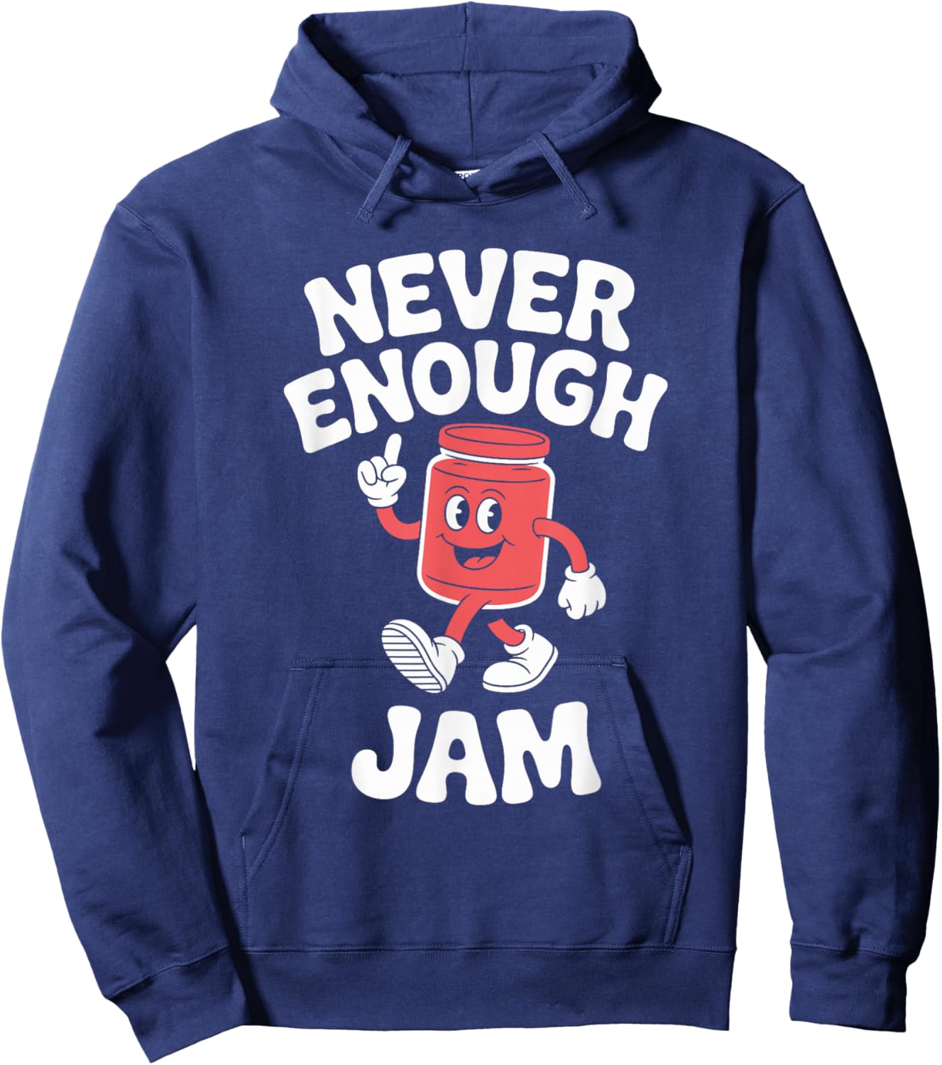 Funny Jam Retro Hoodie - Hoodie | Navy