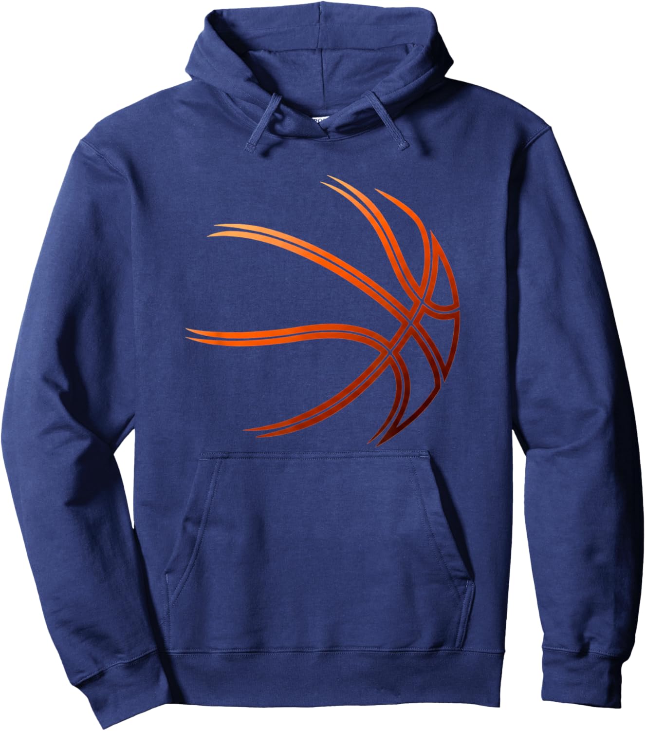 Basketball Silhouette Basketball Bball Sport Hoodie - Hoodie | Navy