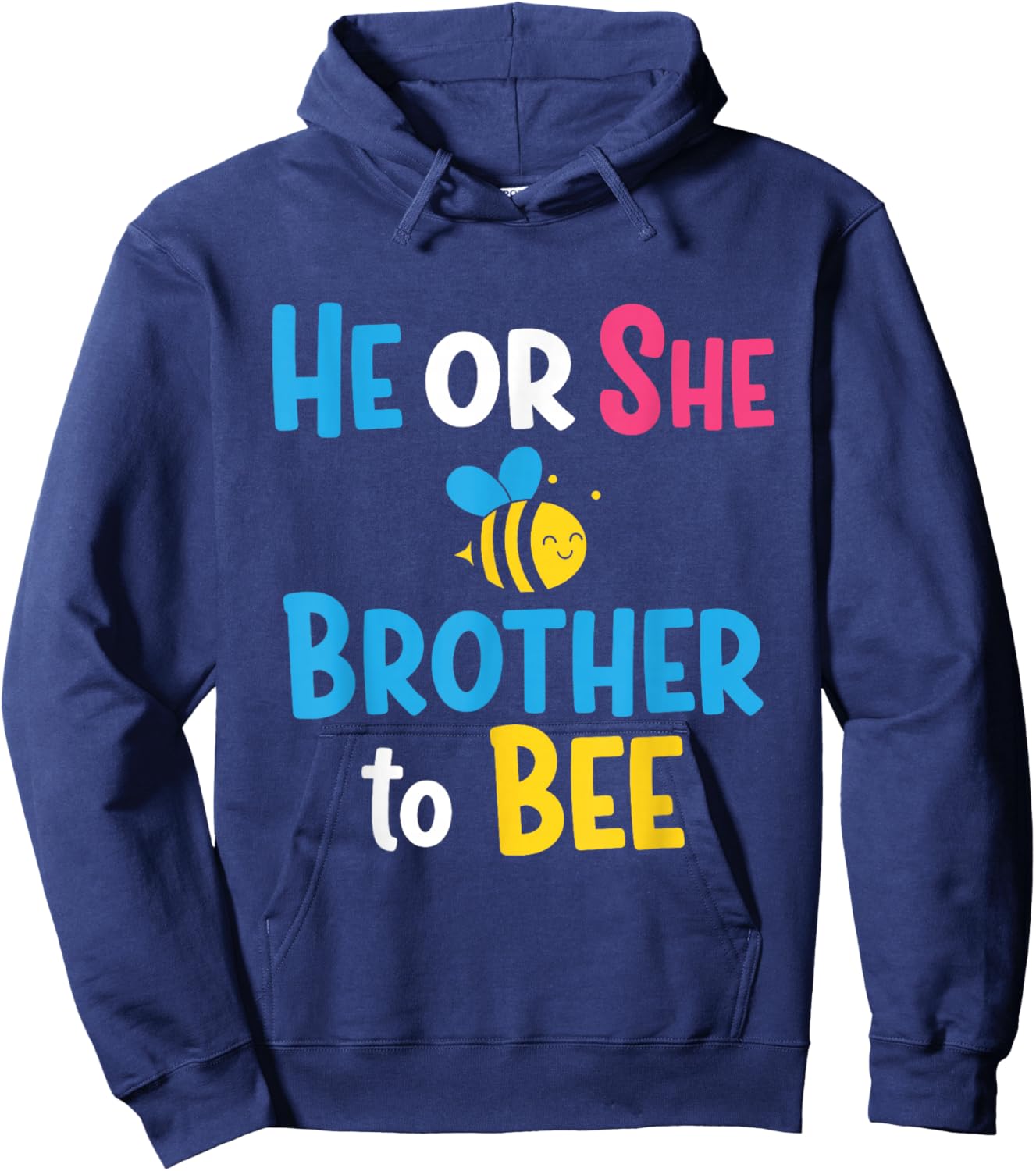 He Or She Brother to Bee Hoodie - Hoodie | Navy