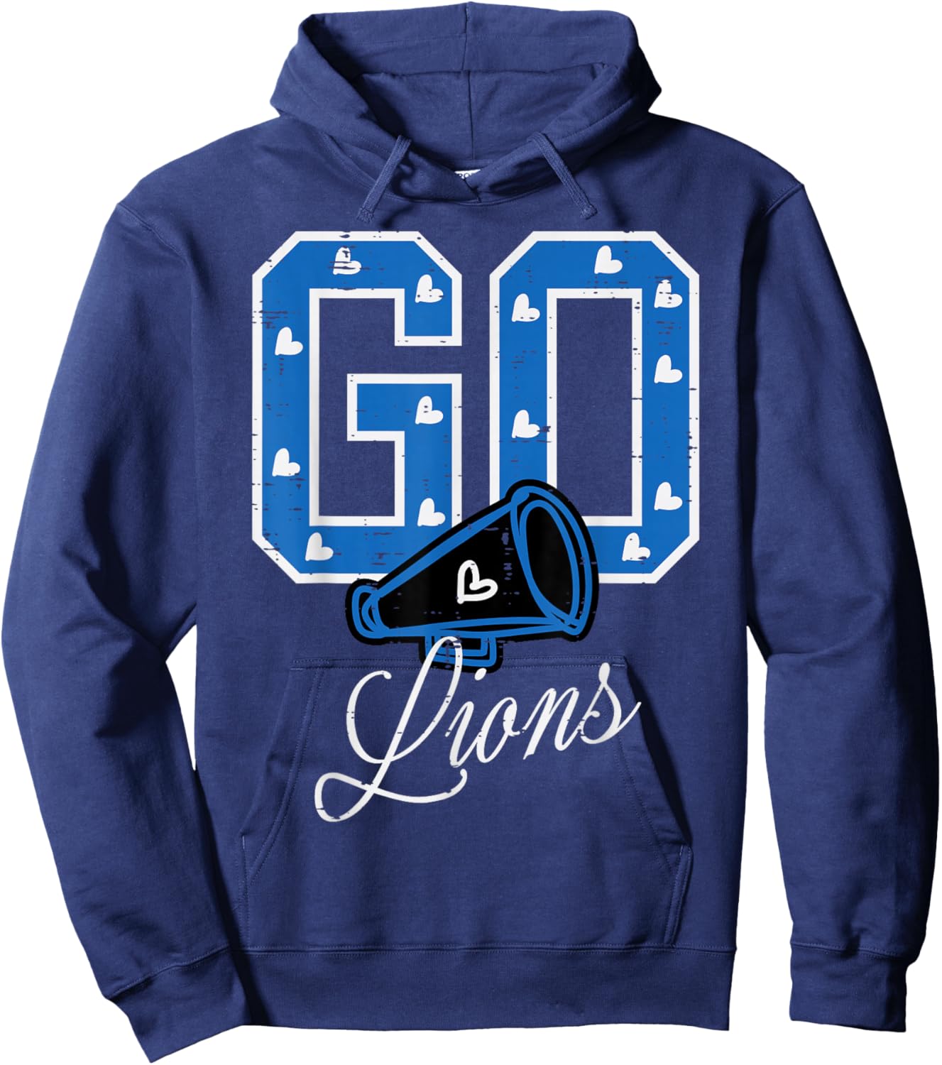 Go Lion Men Women Kids Boys Girls Youth Teen Hoodie - Hoodie | Navy