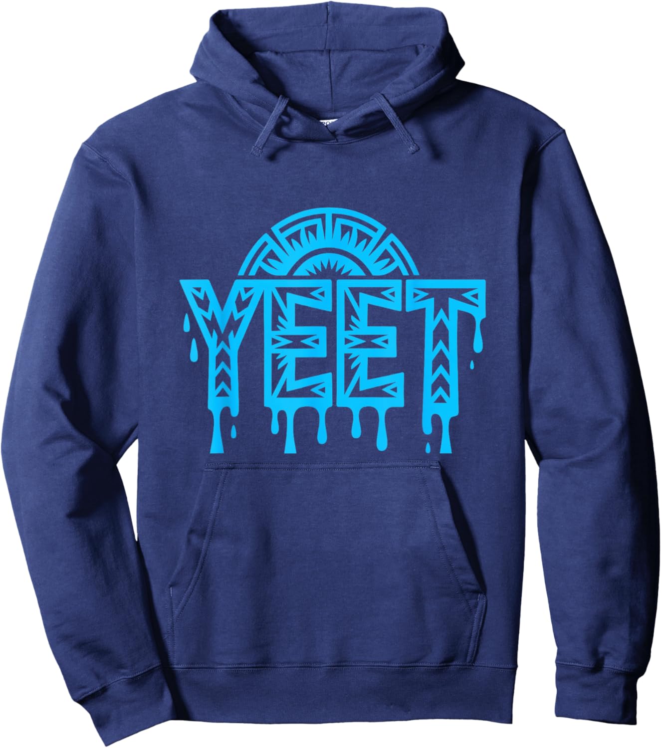 Yeet Funny Slang Quote Humor Meme Gift Hoodie - Hoodie | Navy