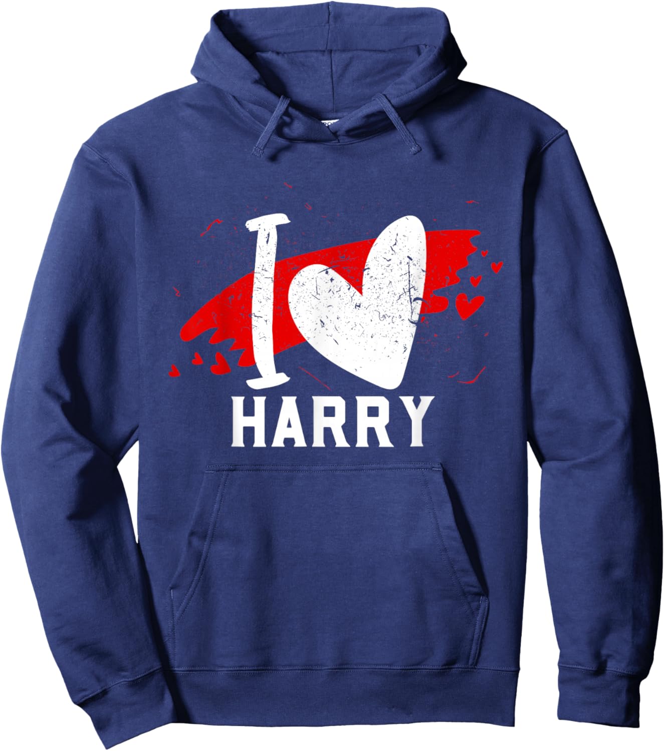 I Love Harry I Heart Harry Hoodie - Hoodie | Navy