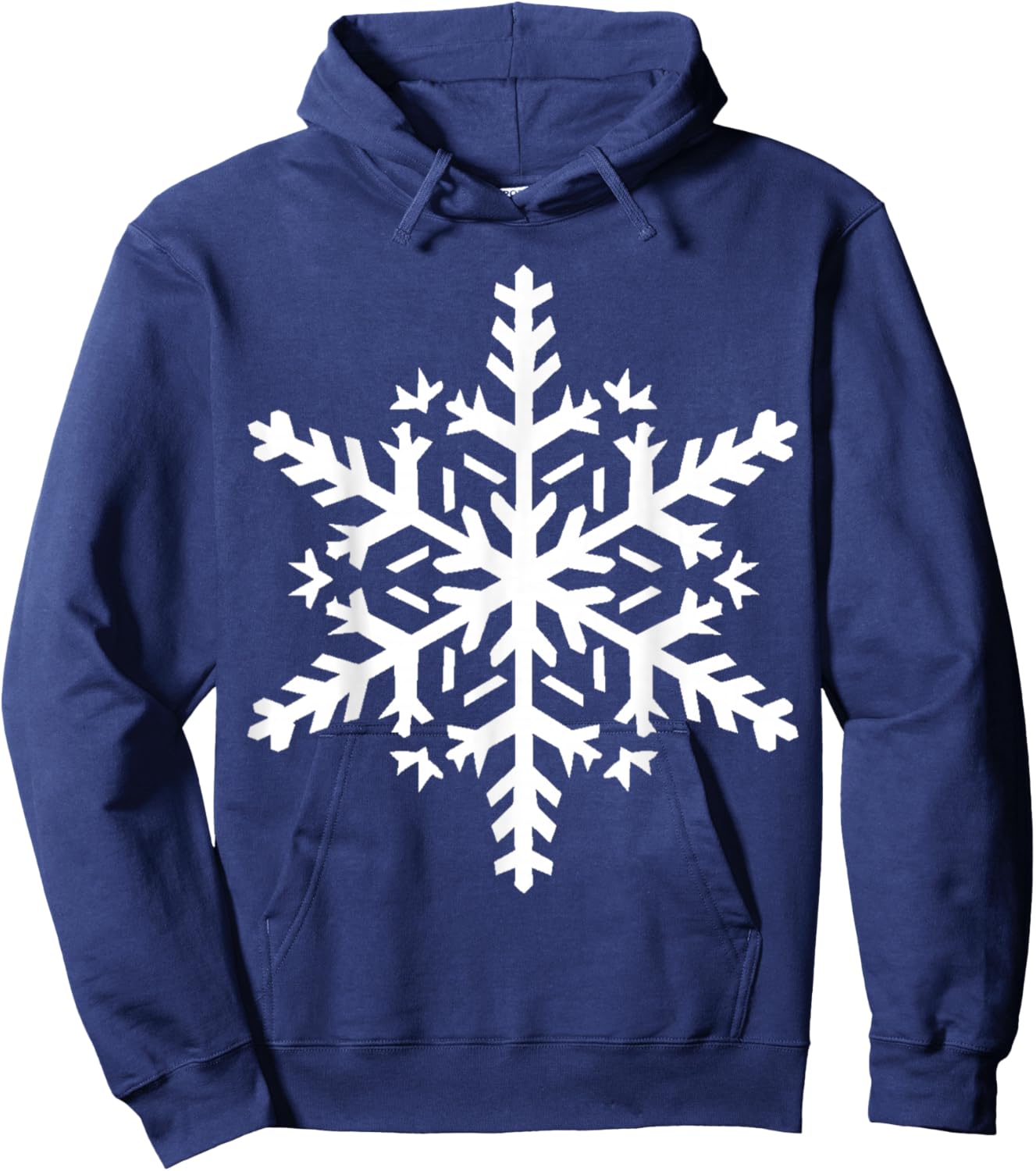 Snowflake White Hoodie - Hoodie | Navy