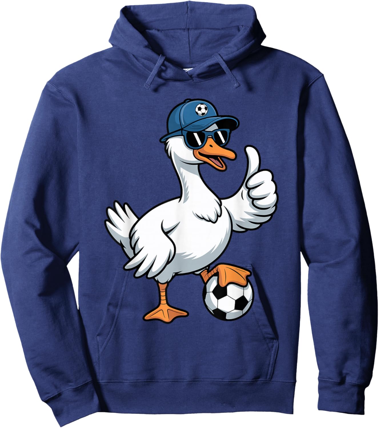 Soccer Goose for Soccer Player, Fan, Coach Hoodie - Hoodie | Navy