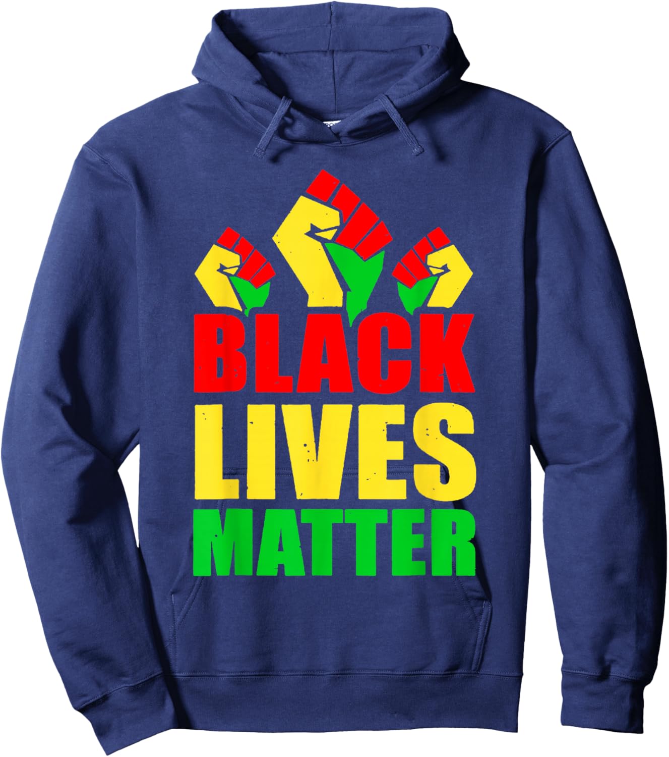 Black Lives Matter Hoodie - Hoodie | Navy