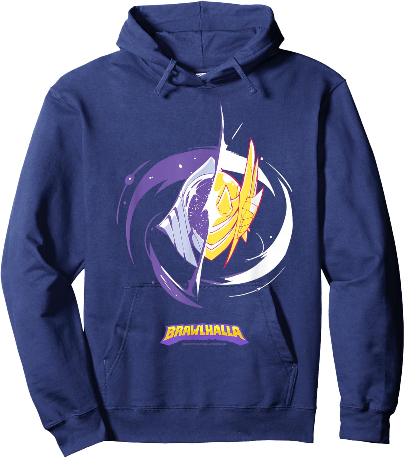 Brawlhalla Purple and Gold Officially Licensed Hoodie - Hoodie | Navy