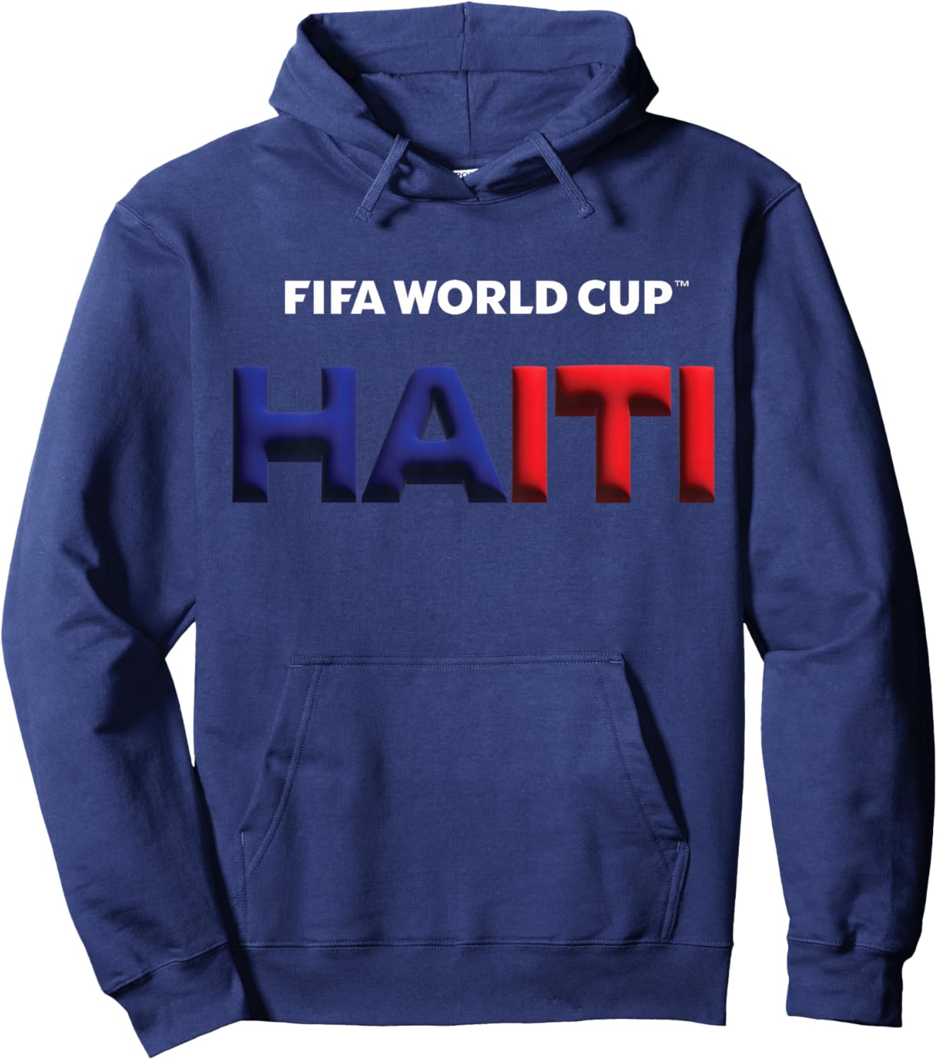 Kids FIFA World CUP26 Haiti Bubble Color Hoodie - Hoodie | Navy