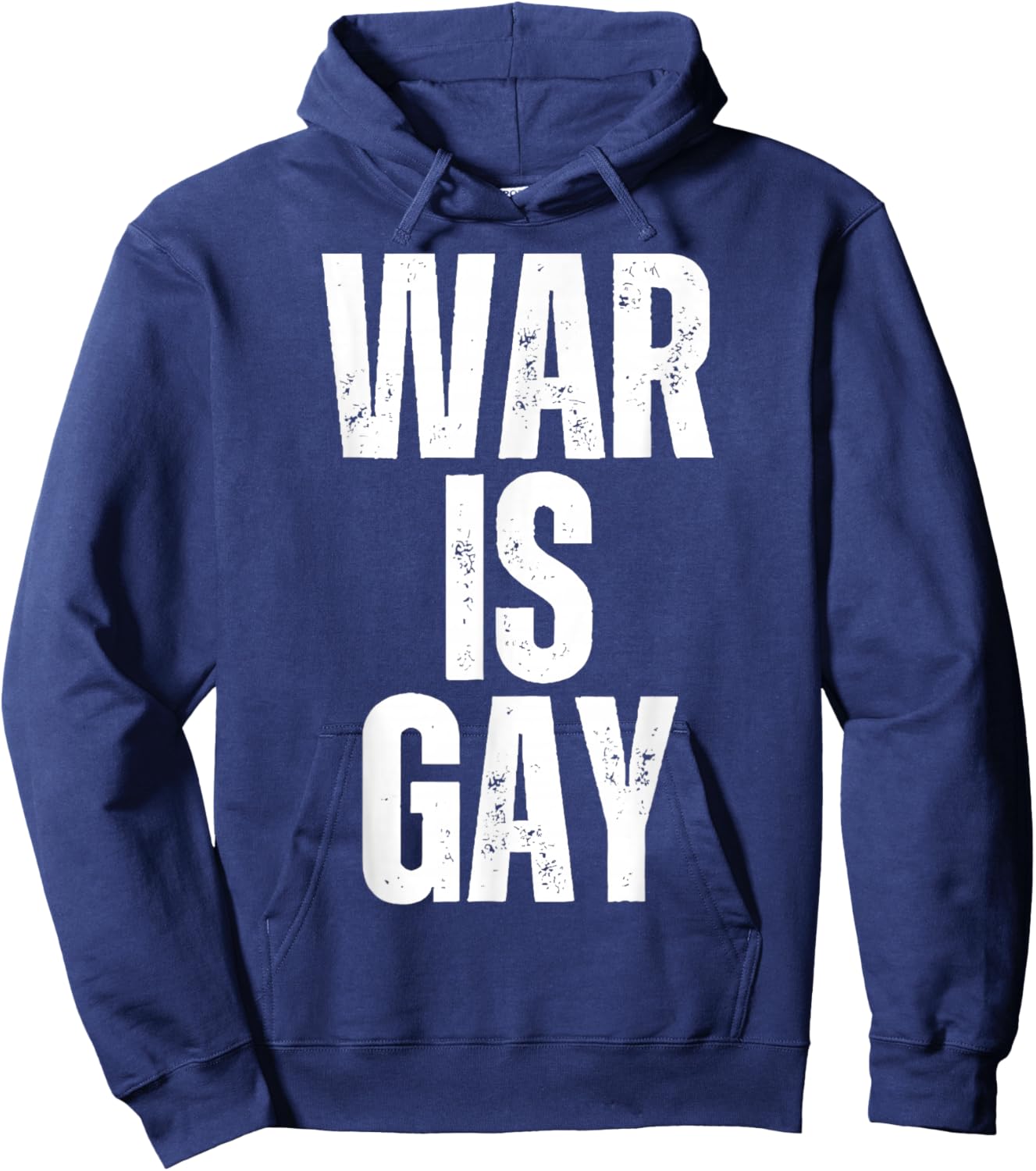 Retro War is Gay Funny No War Women Hoodie - Hoodie | Navy