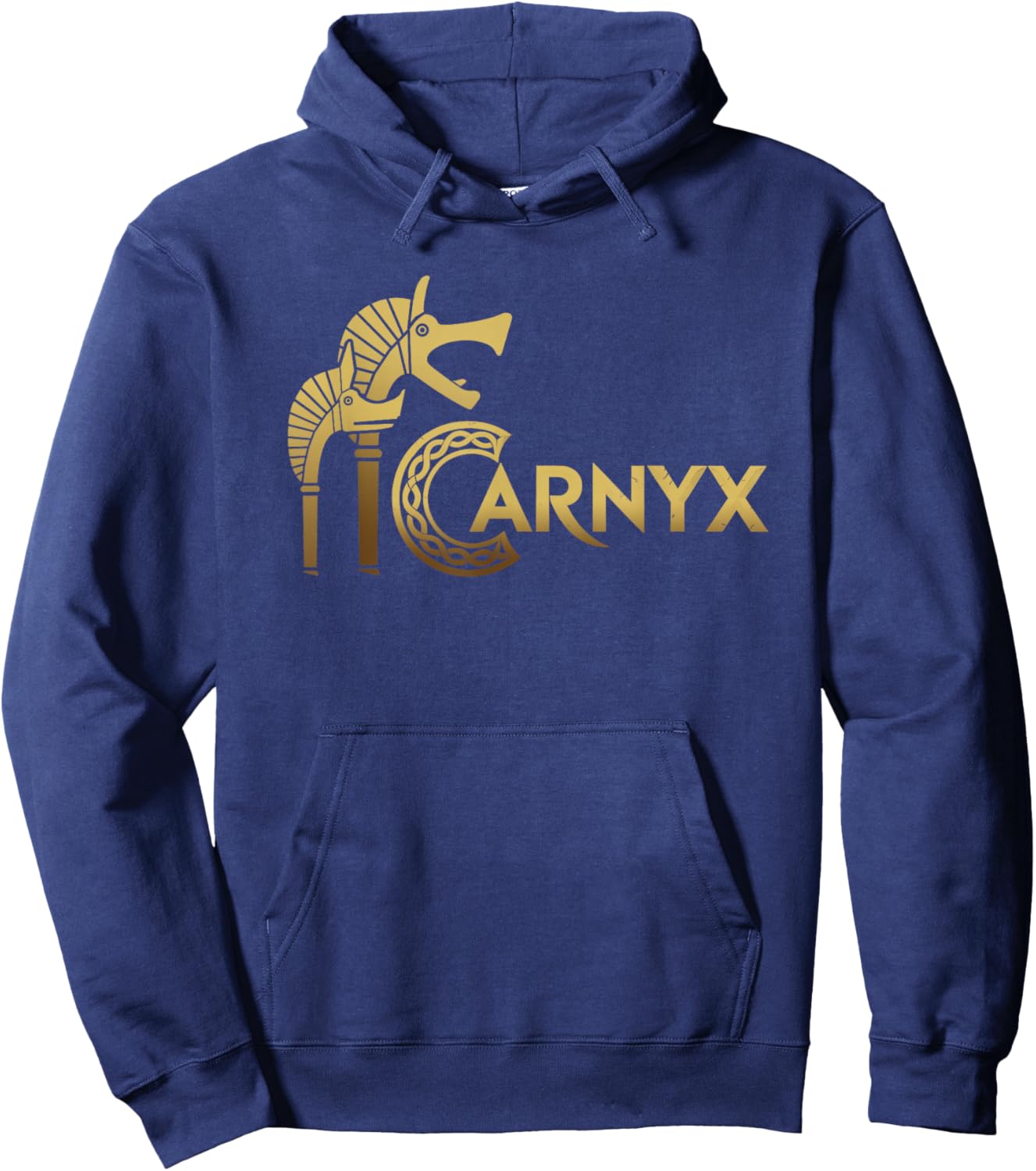 Carnyx Ancient Music Symbol Hoodie - Hoodie | Navy
