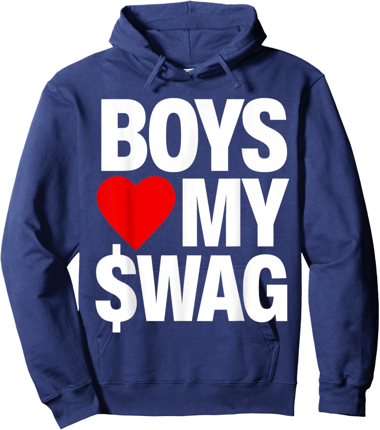 Boys Love My Swag Hoodie - Hoodie | Navy