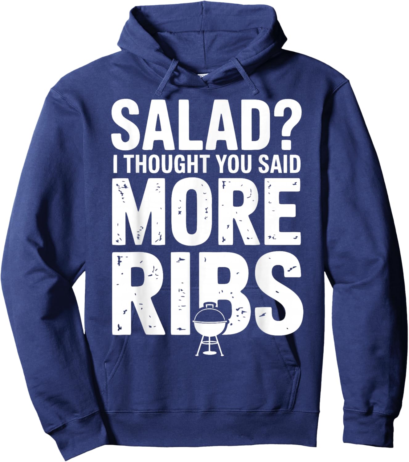 Hilarious Barbeque BBQ Pitmaster Grill Ribs Hoodie - Hoodie | Navy