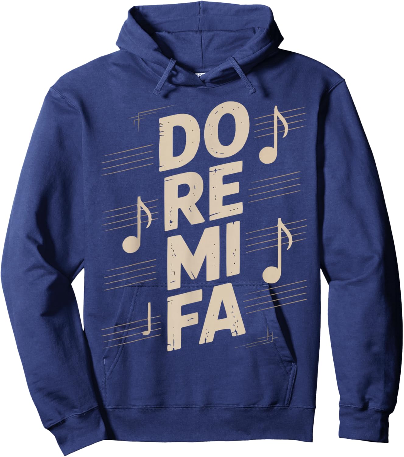 Do Re Mi FA Music Notes Musician Musical Lover Hoodie - Hoodie | Navy