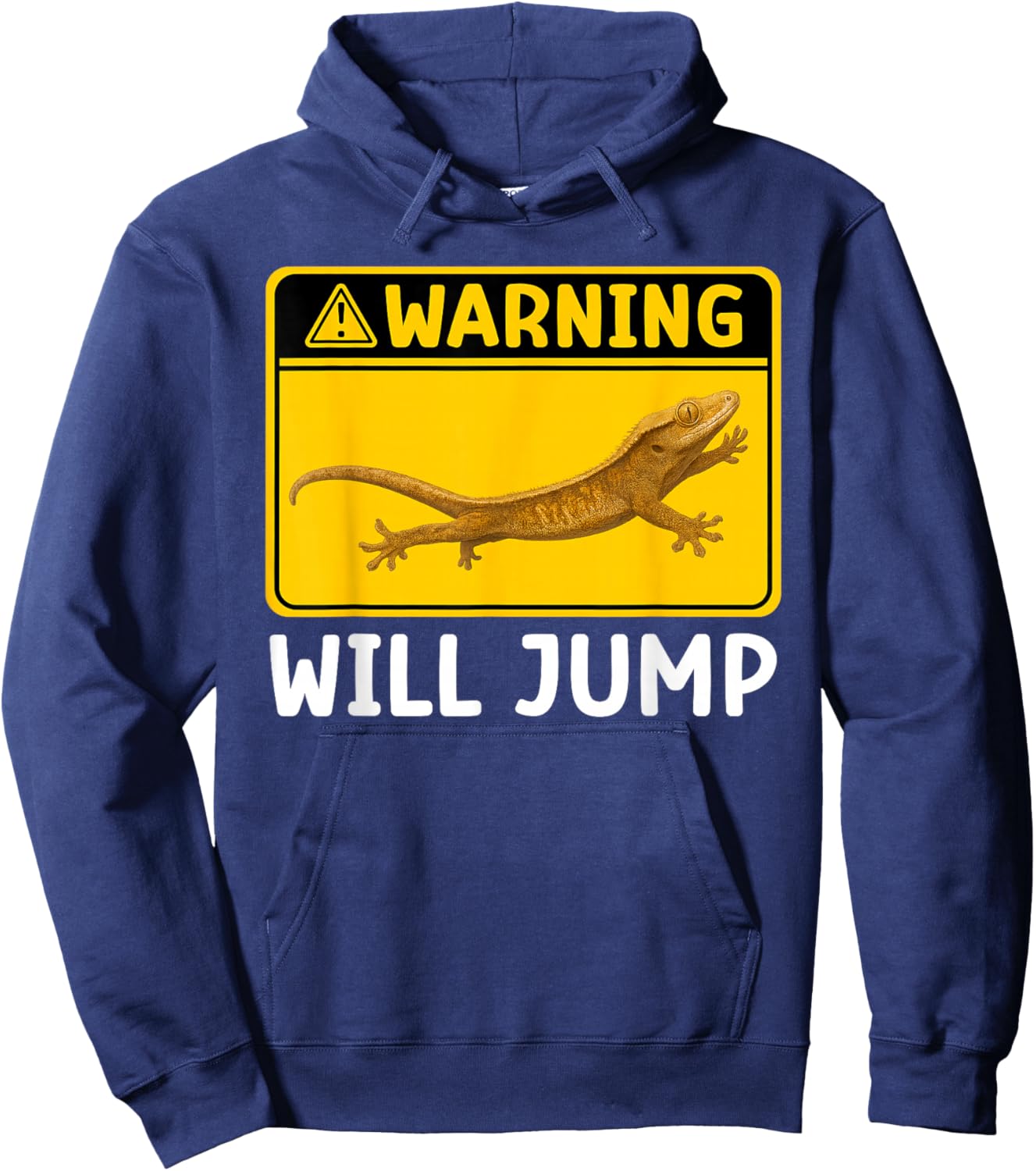 Will Jump Crested Gecko Owner Crestie Lover Hoodie - Hoodie | Navy