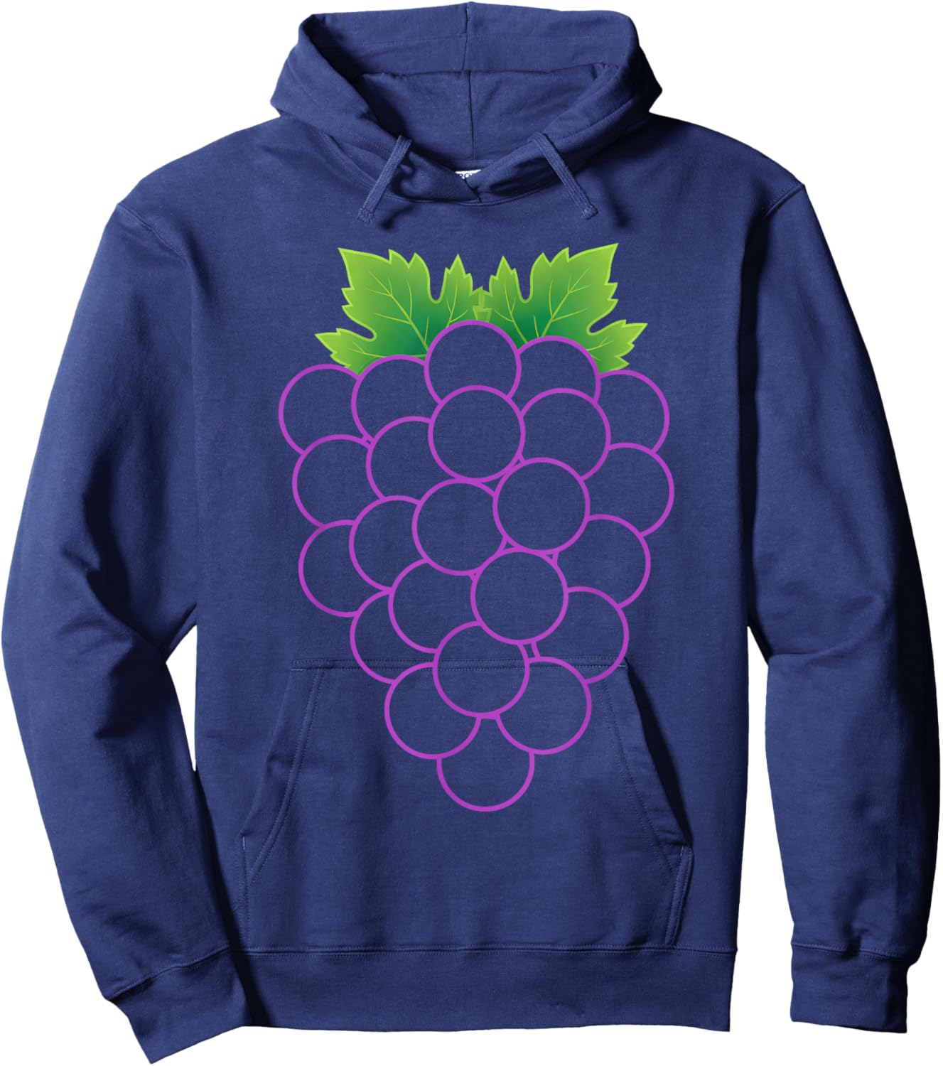 Grapes Costume Halloween Fruit Salad Lover Hoodie - Hoodie | Navy