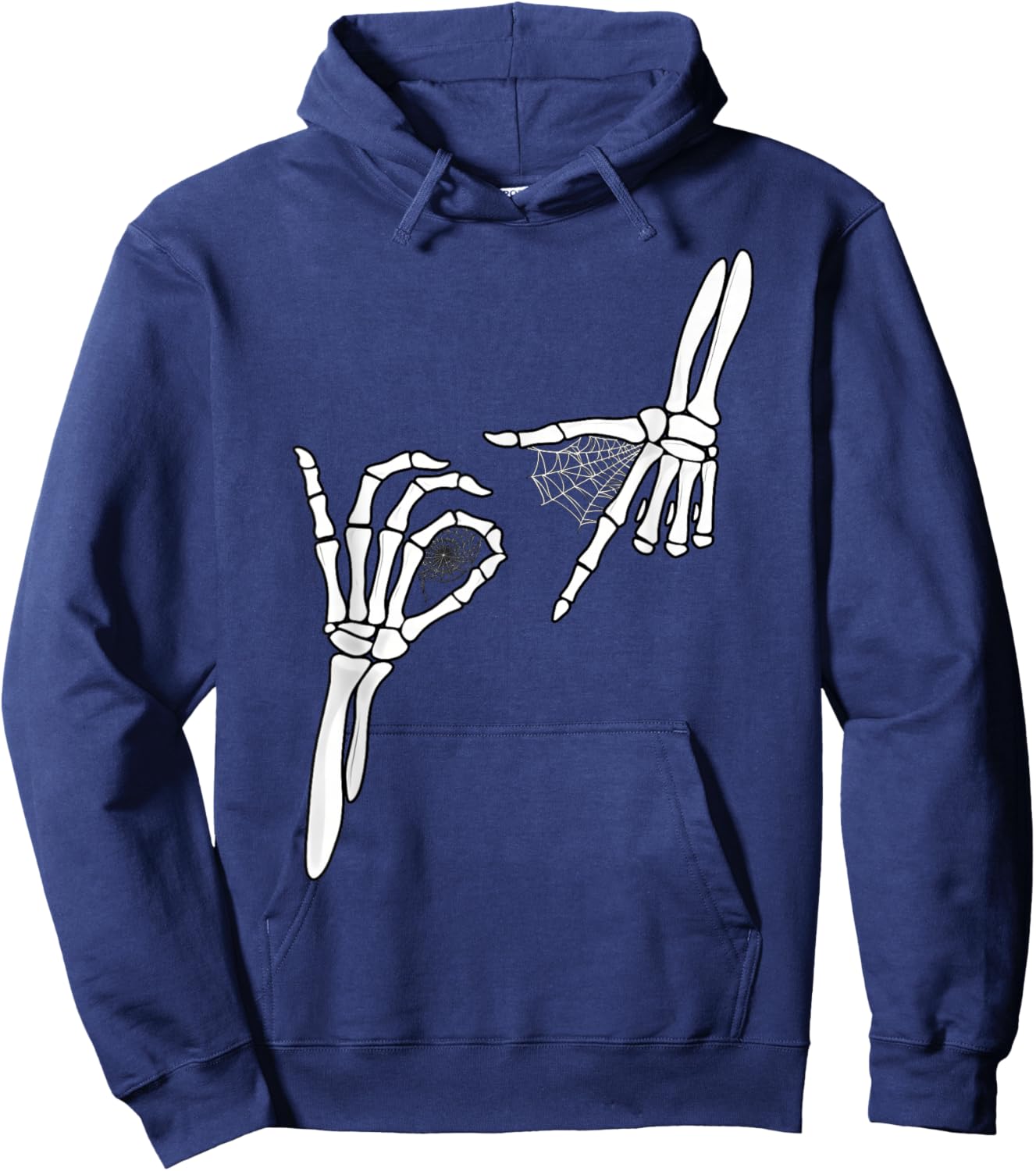 67 Meme Skeleton Hand 6 7 Halloween Six Seven Hoodie - Hoodie | Navy