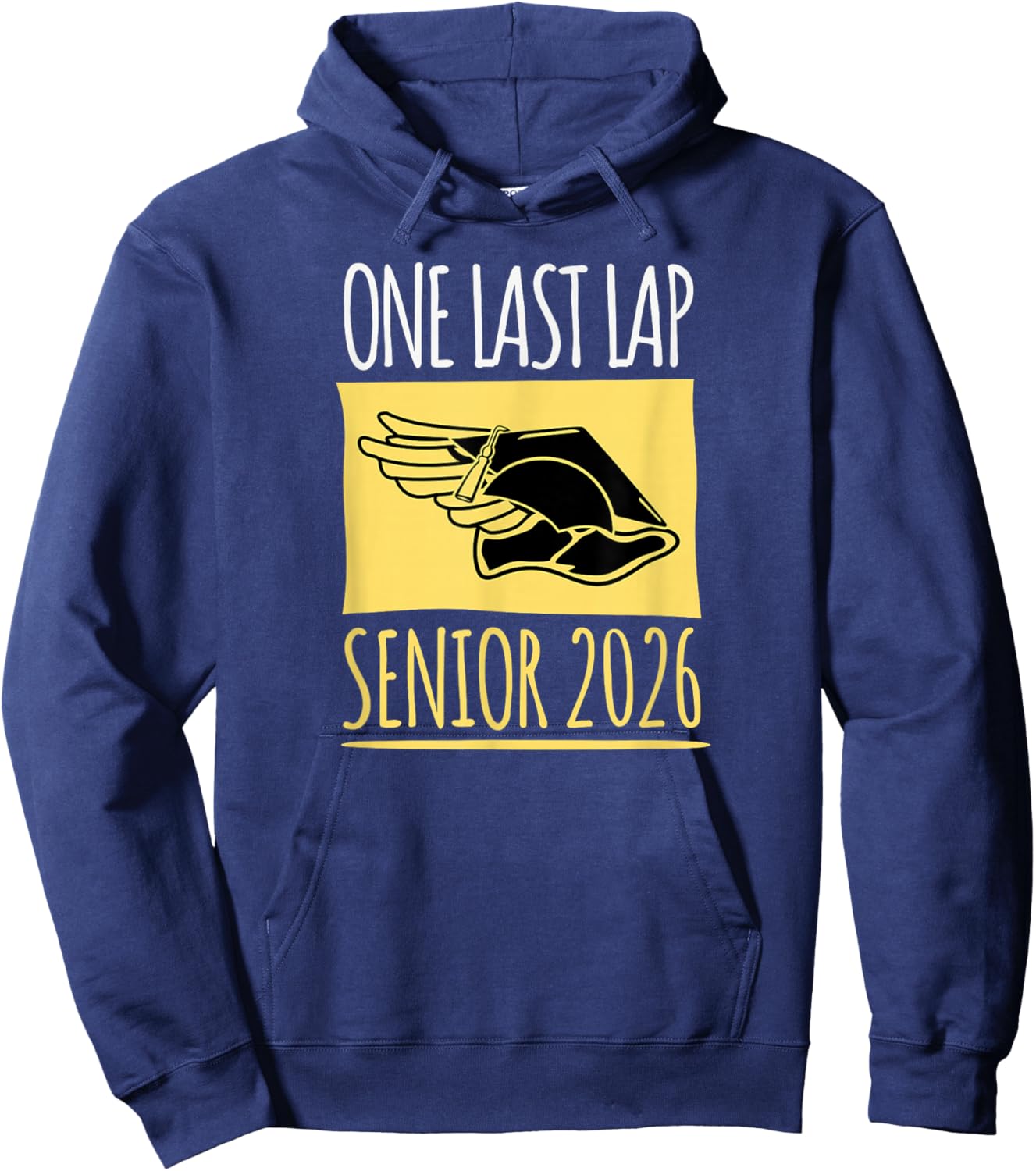 Track and Field Senior 2026 One Last Lap Hoodie - Hoodie | Navy