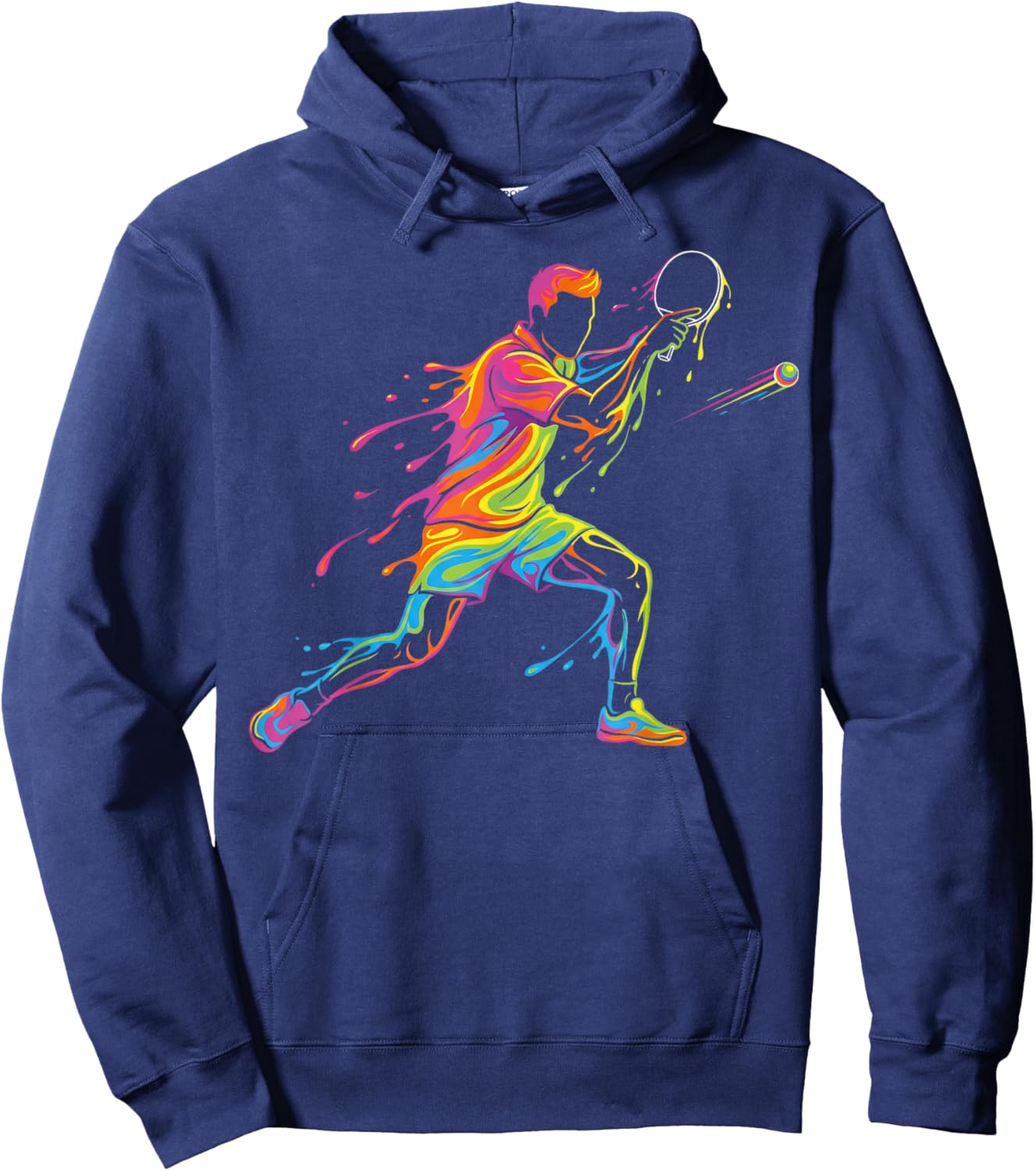Cool Table Tennis Player Men Kids Boys Hoodie - Hoodie | Navy