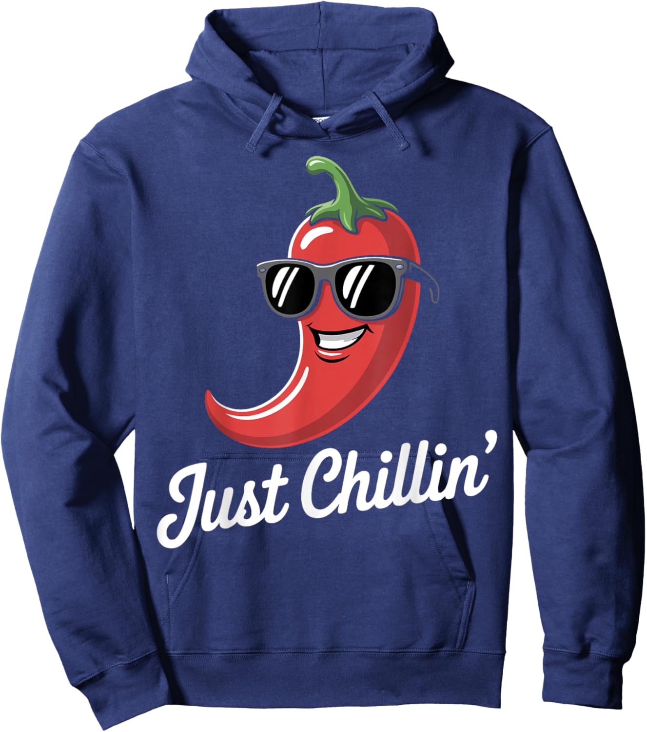 Chilihead Spicy Chili Cookout Hot Pepper Hoodie - Hoodie | Navy