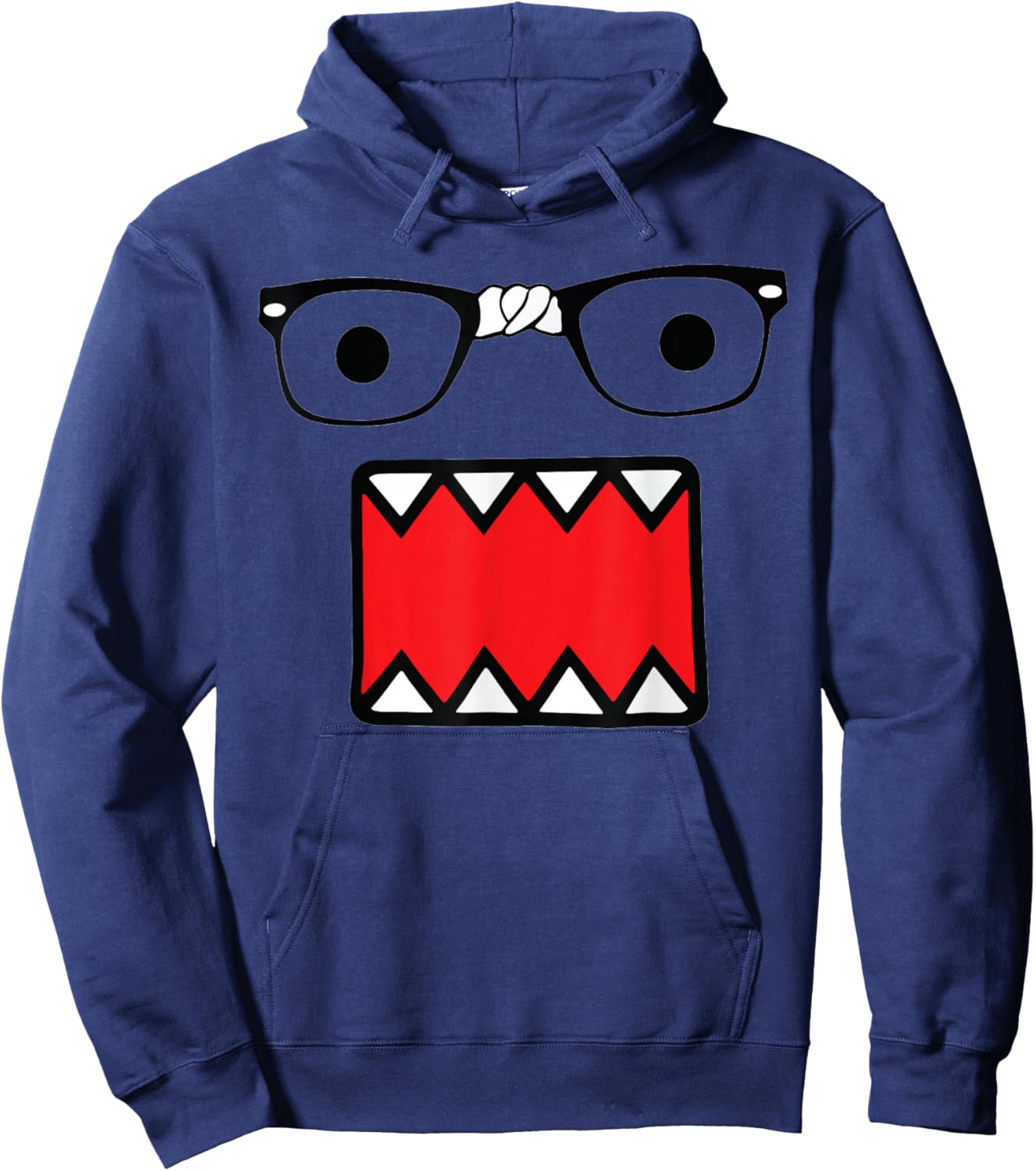 Broken Glass domo Hoodie - Hoodie | Navy
