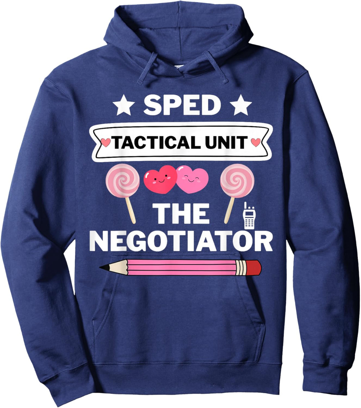 SPED Tactical Unit The Negotiator Design Hoodie - Hoodie | Navy