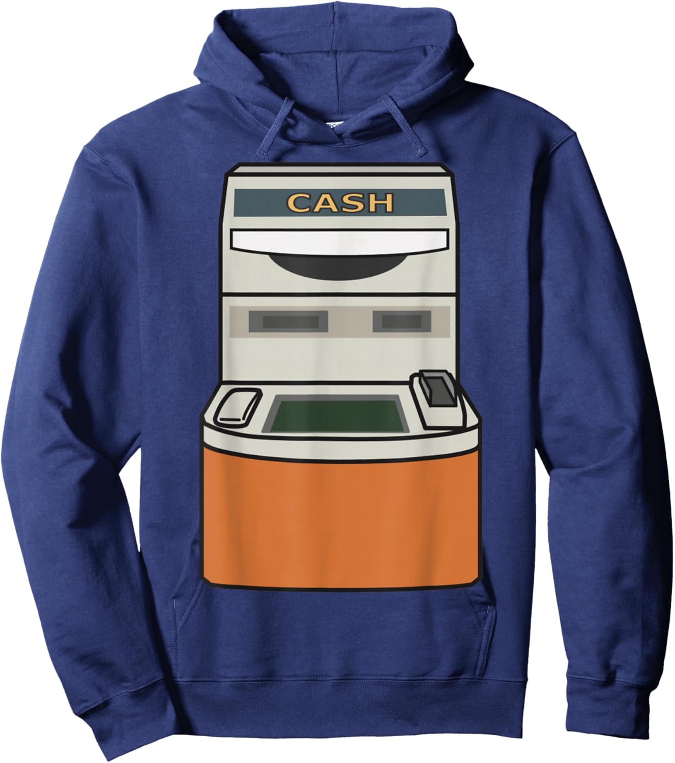 Funny ATM Machine Halloween Costume Hoodie - Hoodie | Navy
