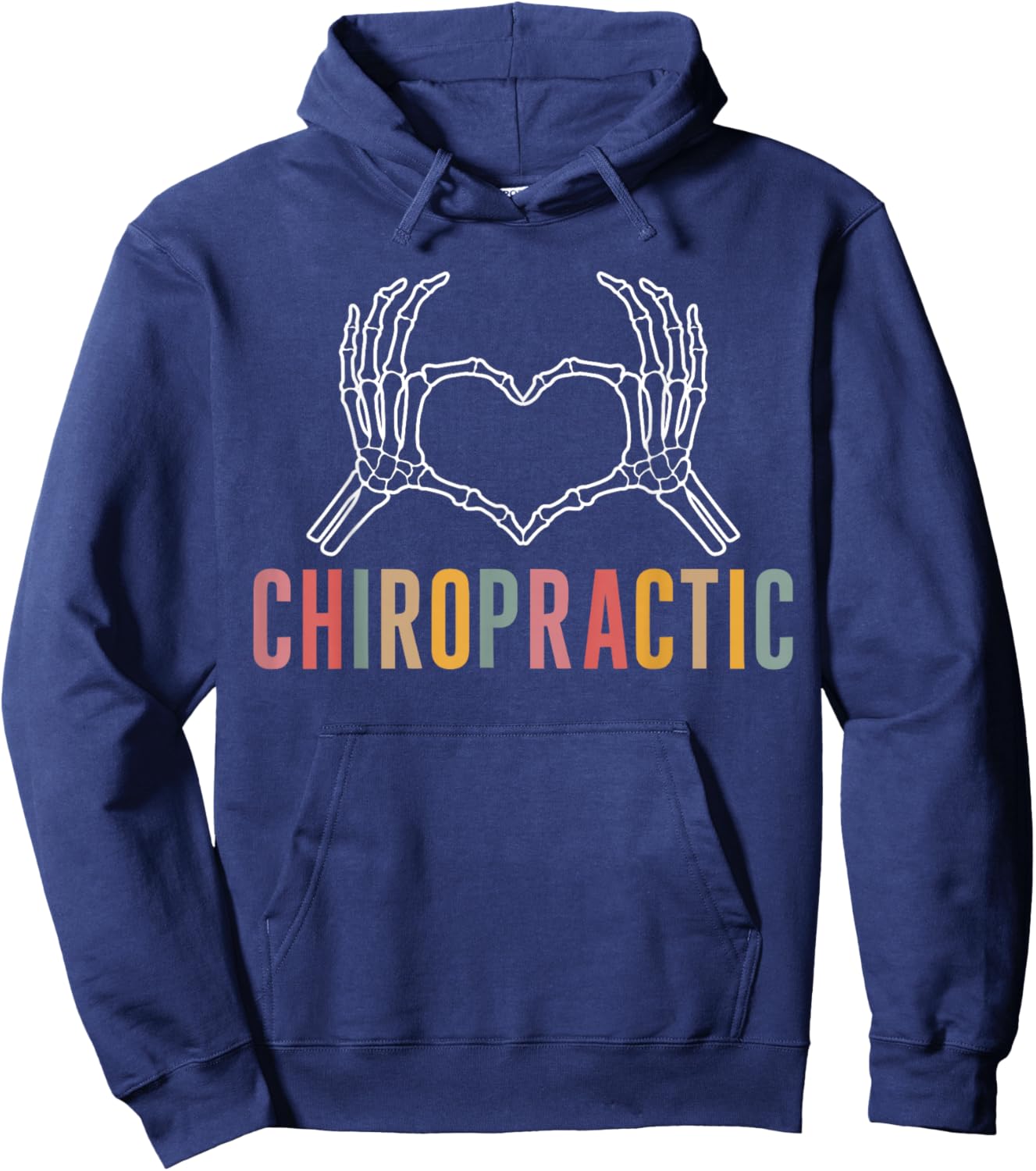 Chiropractic Heart Chiropractor Appreciation Hoodie - Hoodie | Navy