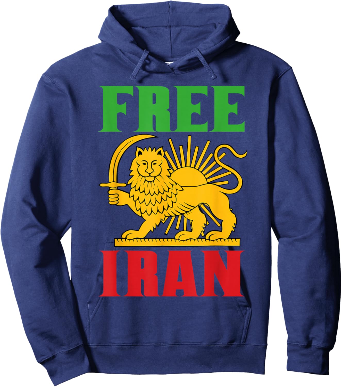 Freedom Lion Global Justice Hoodie - Hoodie | Navy