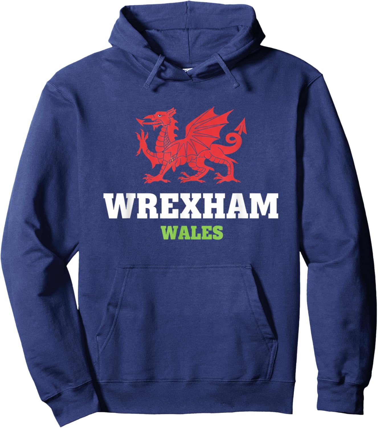 Wrexham Dragon Kids Welsh Pride Hoodie - Hoodie | Navy