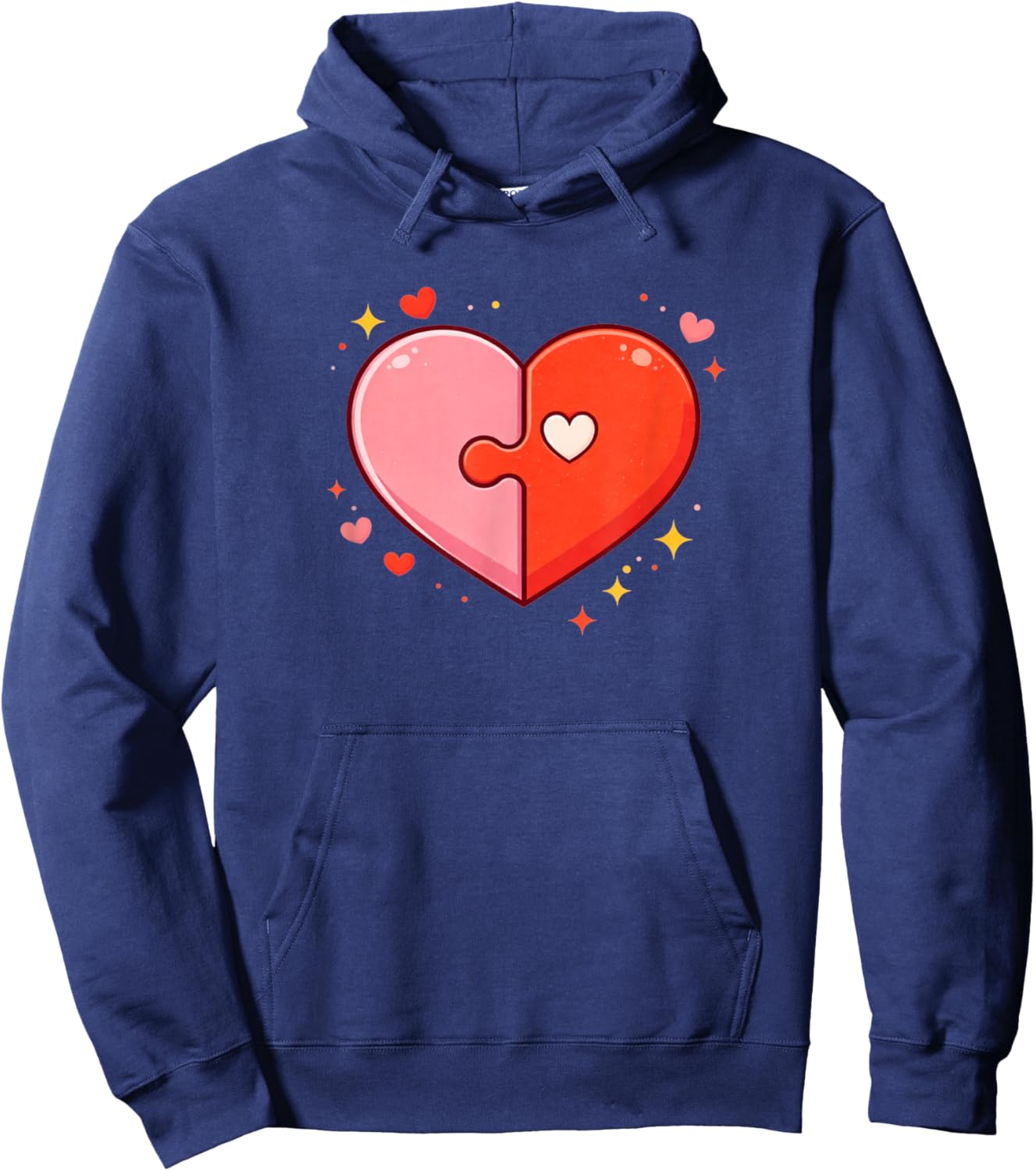 You Complete Me Valentine Hoodie - Hoodie | Navy