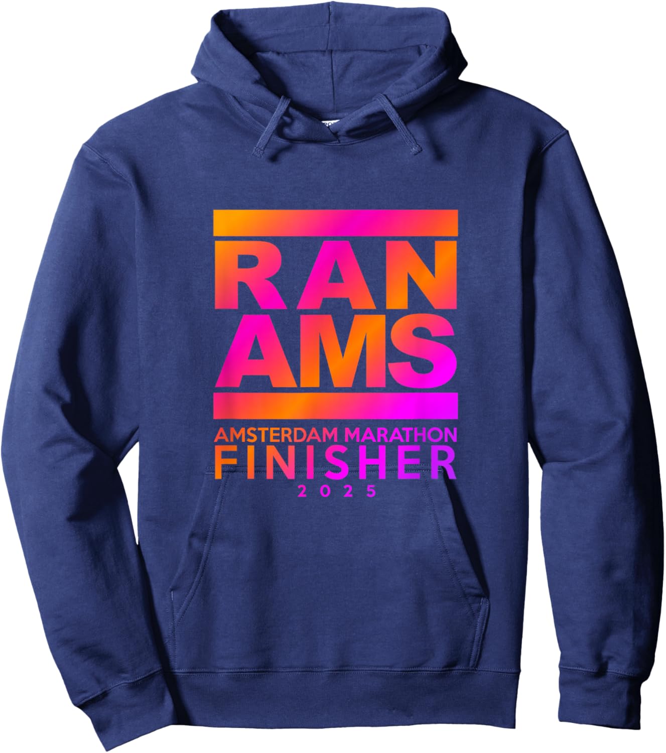 Marathon Amsterdam 2025 Finisher Hoodie - Hoodie | Navy