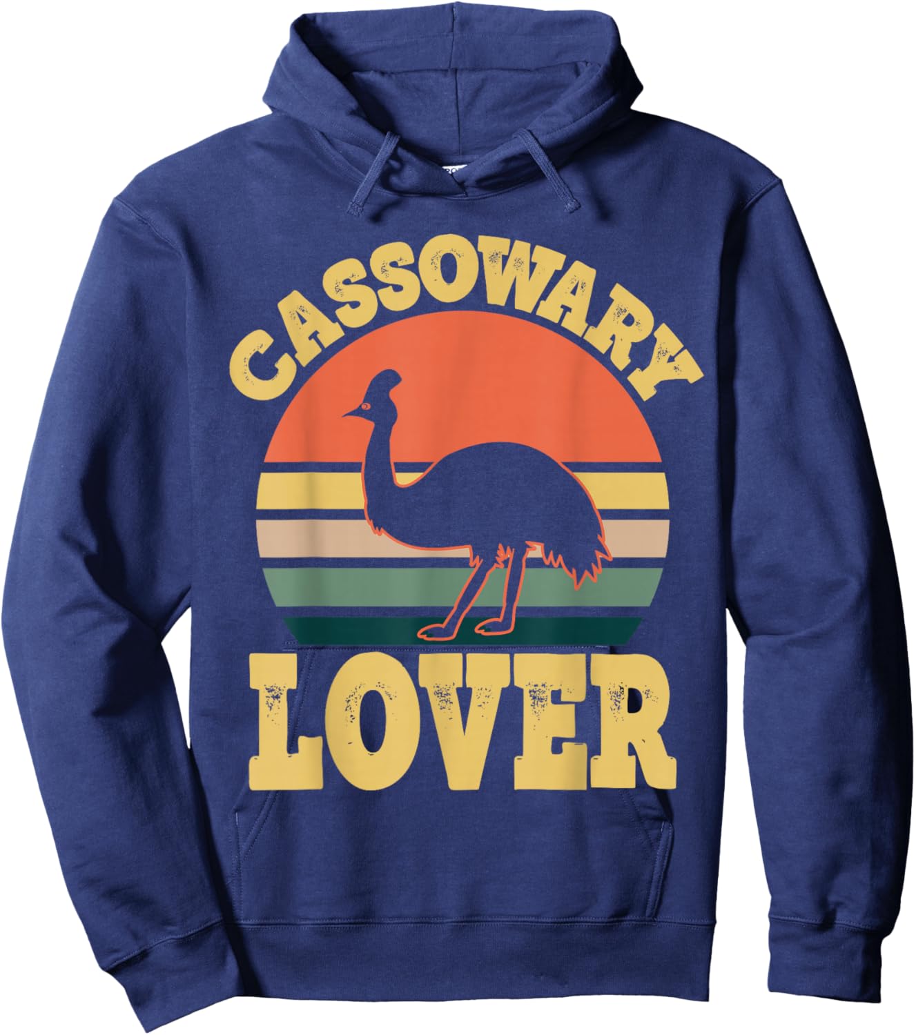 Cassowary Lover Hoodie - Hoodie | Navy