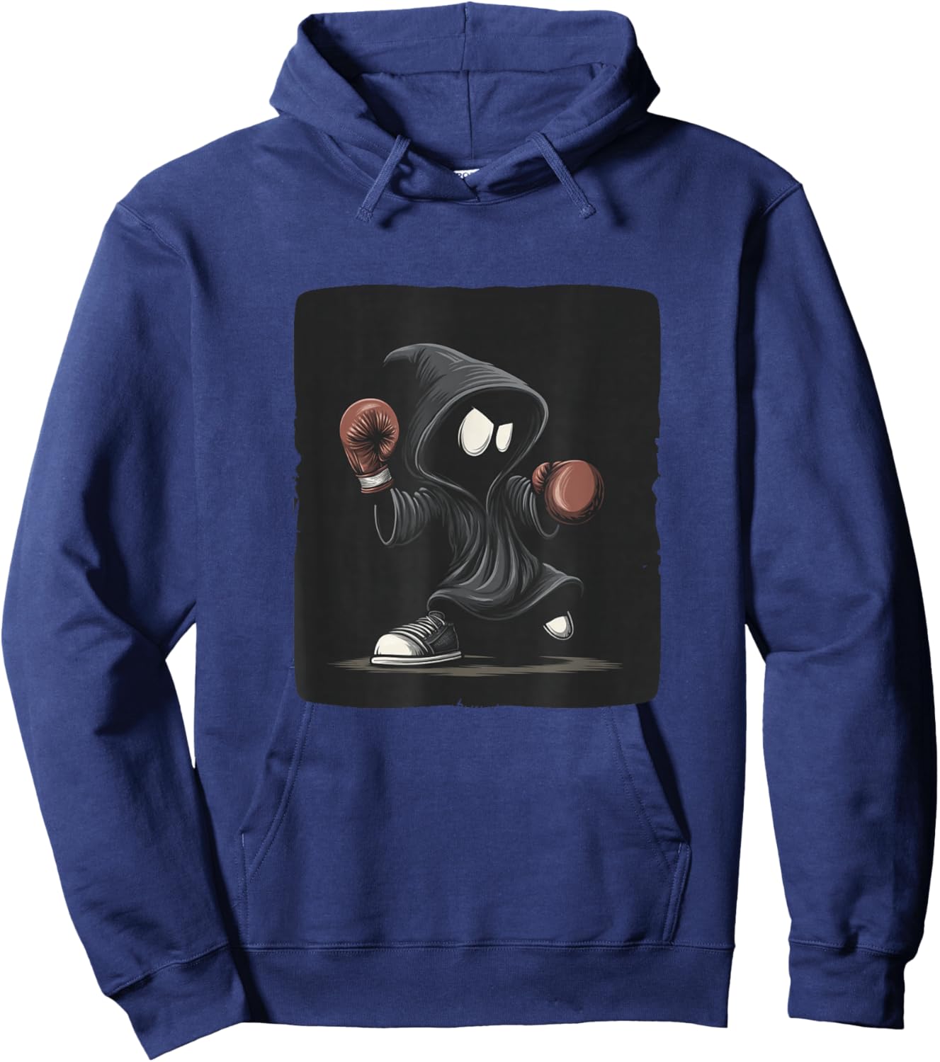 Cool Shadow Boxing Grim Reaper Costume Hoodie - Hoodie | Navy