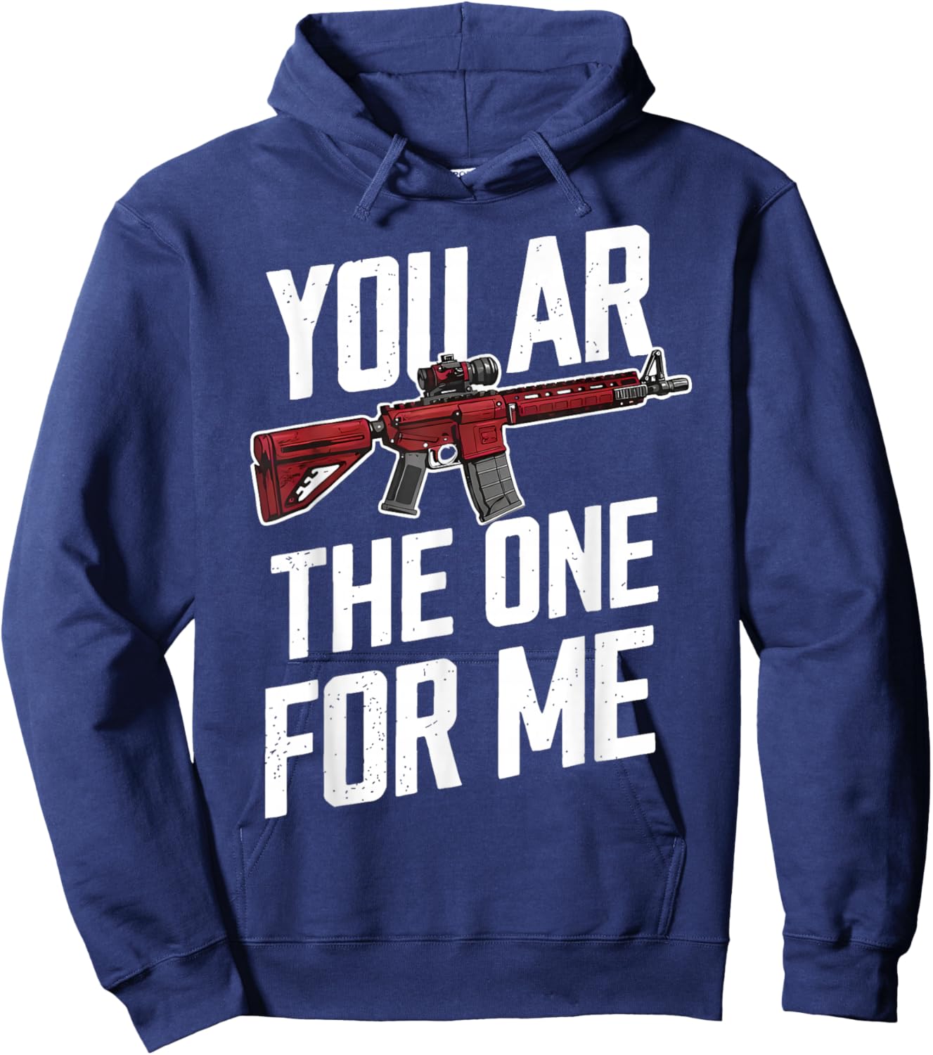 You AR The One for Me Hoodie - Hoodie | Navy
