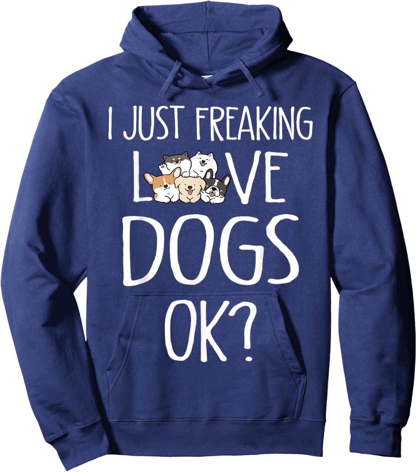 Dog Mom Dog Dad Men Women Kids Funny Dog Hoodie - Hoodie | Navy