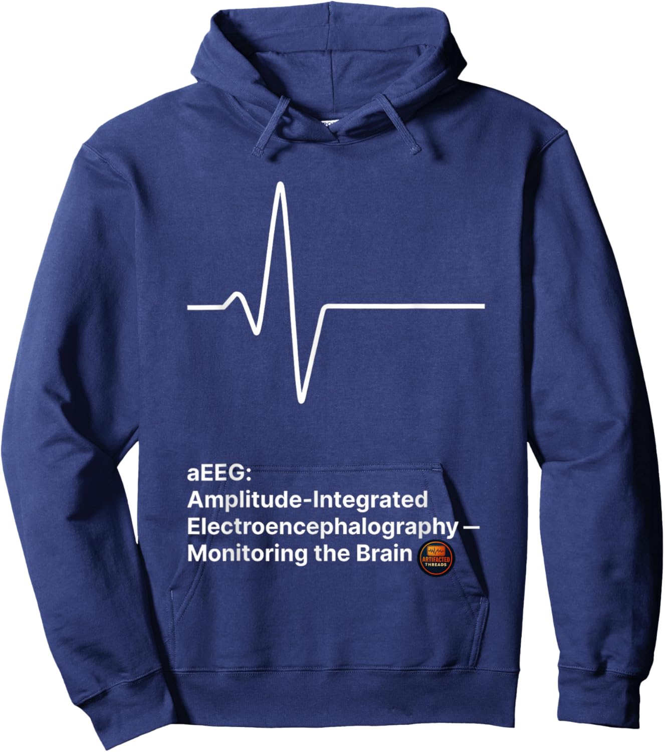 aEEG Amplitude Integrated Brain Monitoring Hoodie - Hoodie | Navy