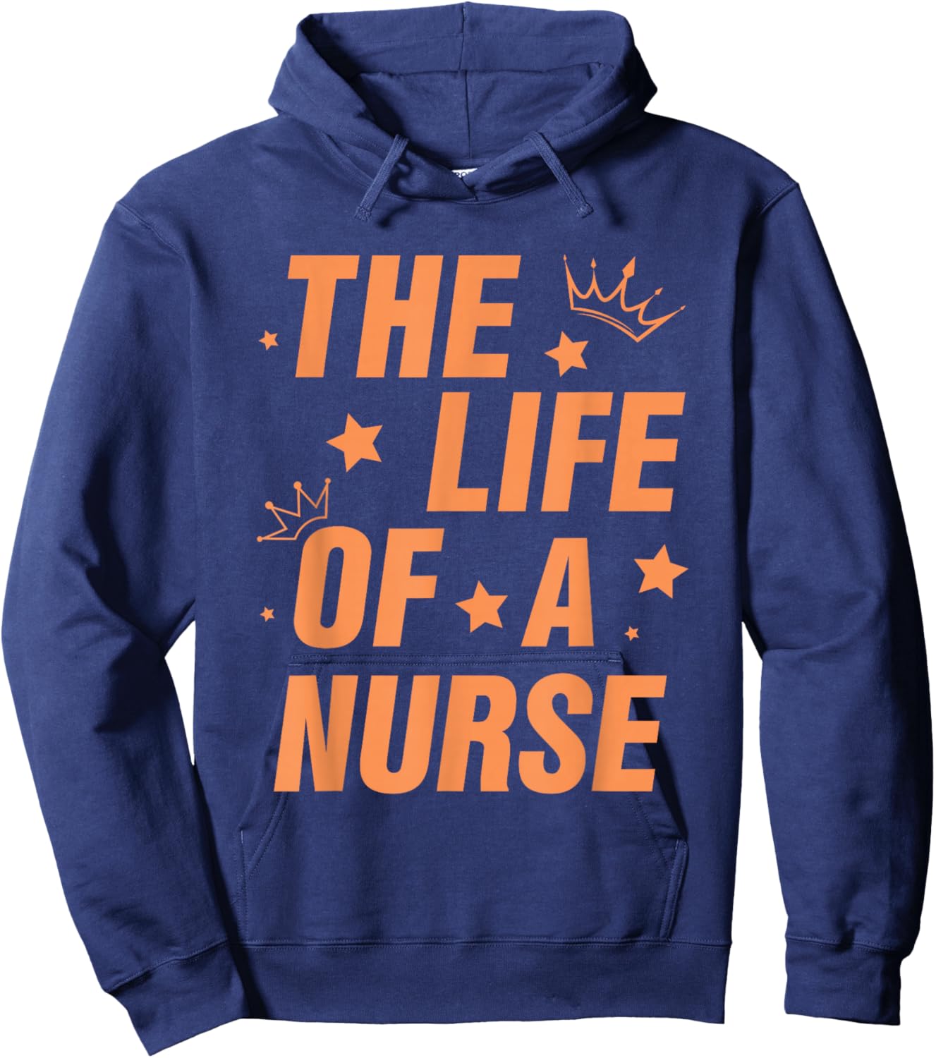 Trendy The Life of A Nurse Hoodie - Hoodie | Navy