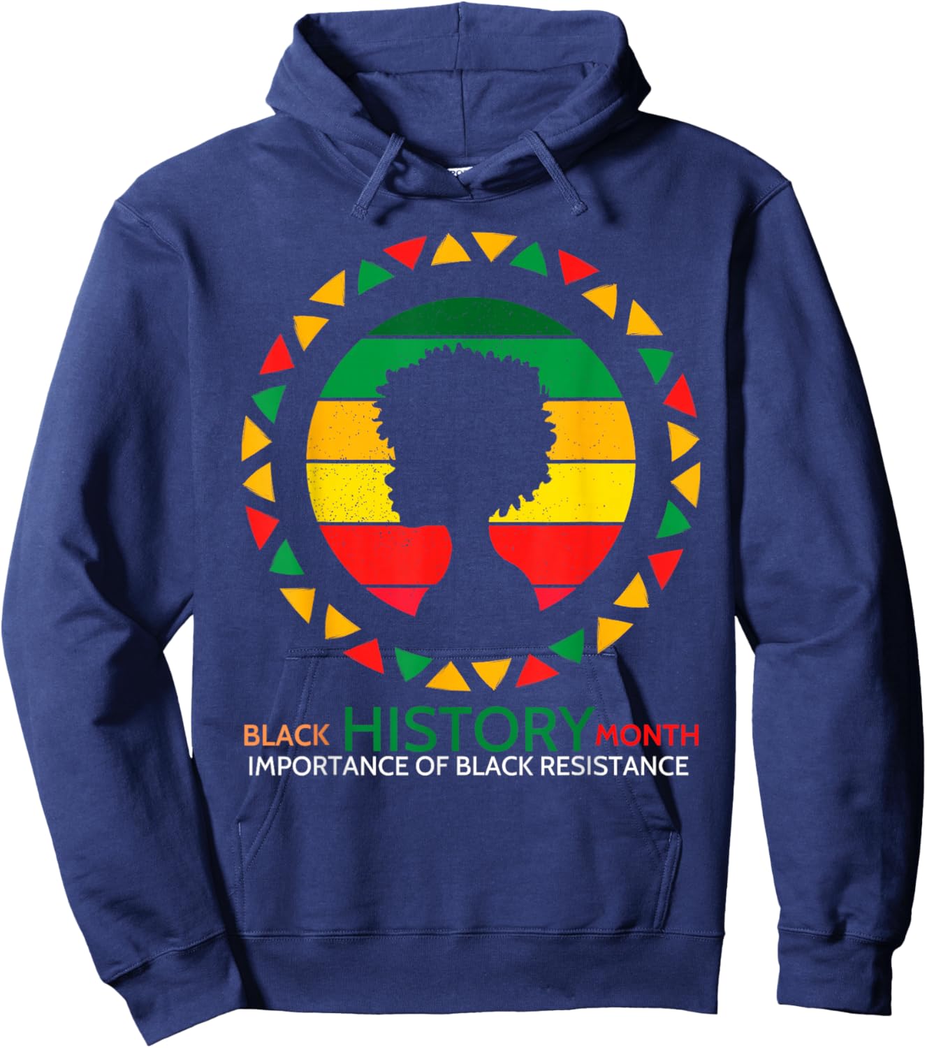 Black History Month African American Hoodie - Hoodie | Navy