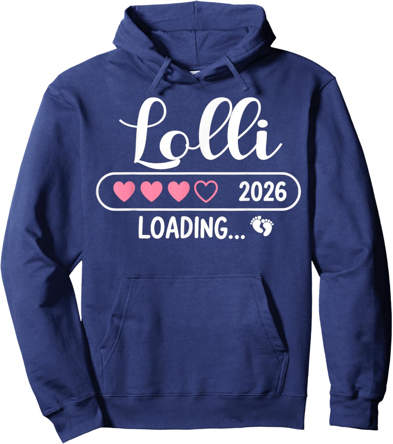 Lolli 2026 Loading New Lolli Est 2026 Hoodie - Hoodie | Navy
