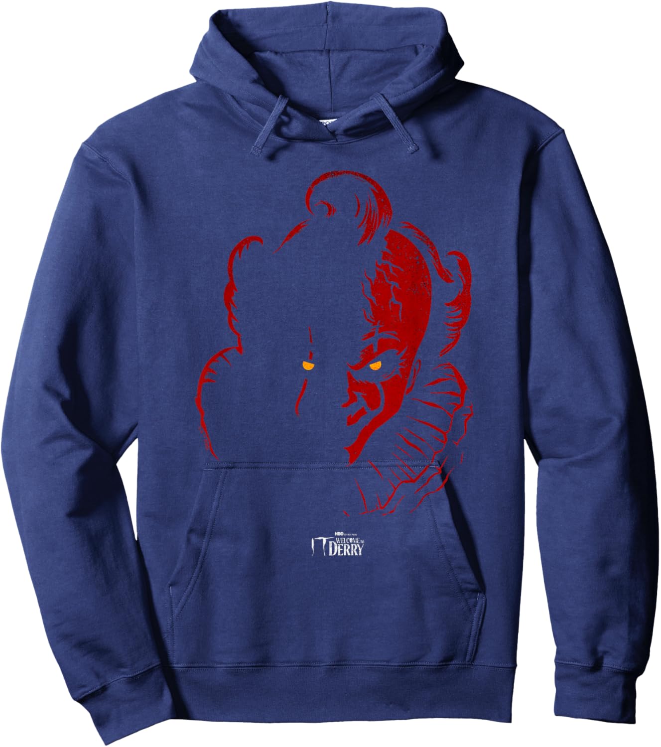 Welcome to Derry Pennywise Face Hoodie - Hoodie | Navy