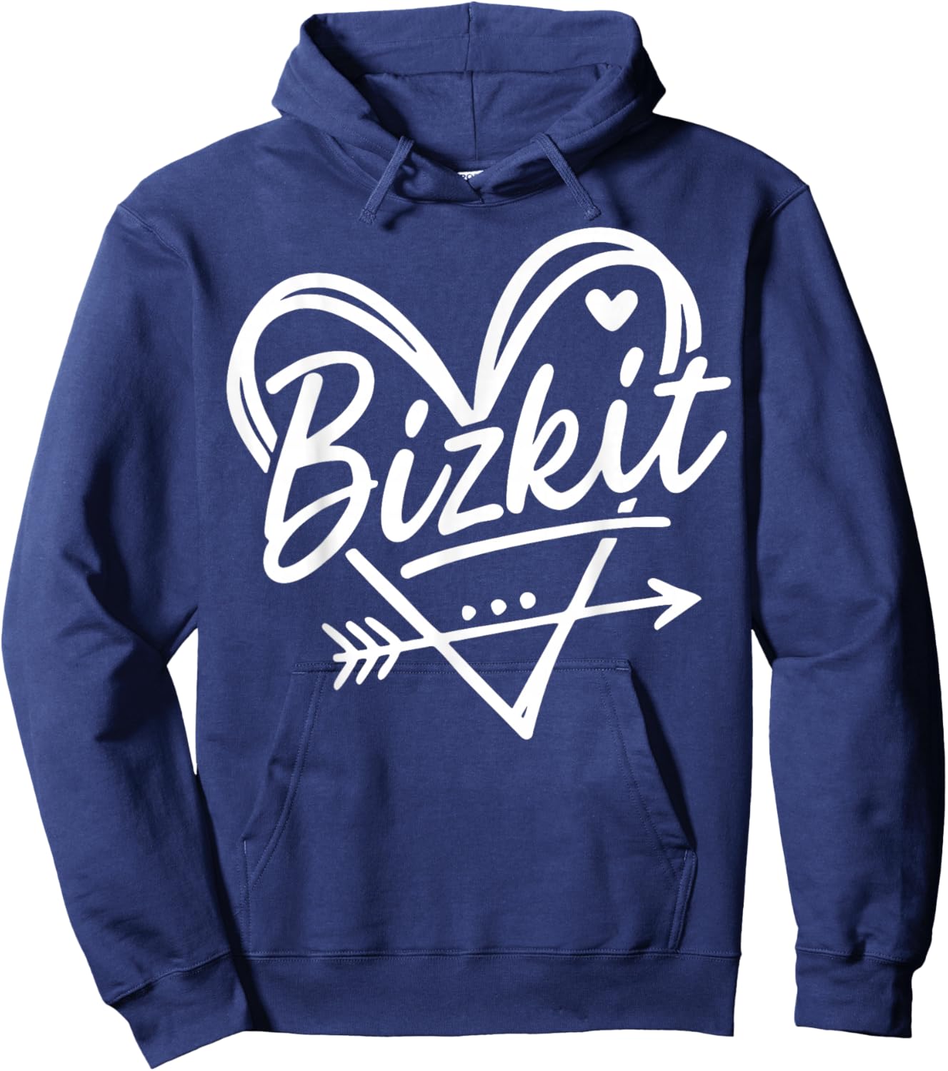 Vintage Bizkit Graphic Heart Gift Women Kid Hoodie - Hoodie | Navy