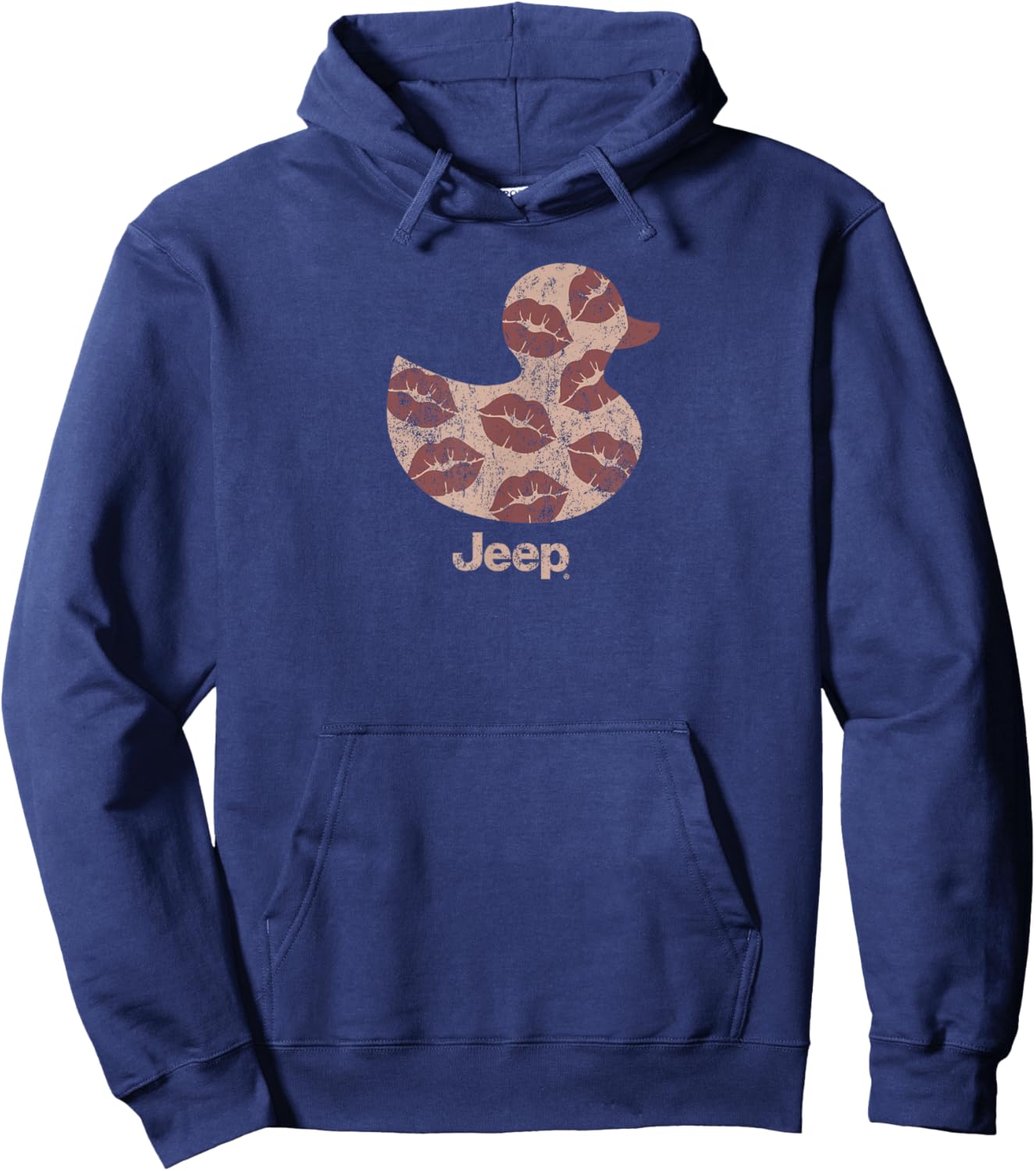 Jeep Duck Kisses Officially Licensed Hoodie - Hoodie | Navy